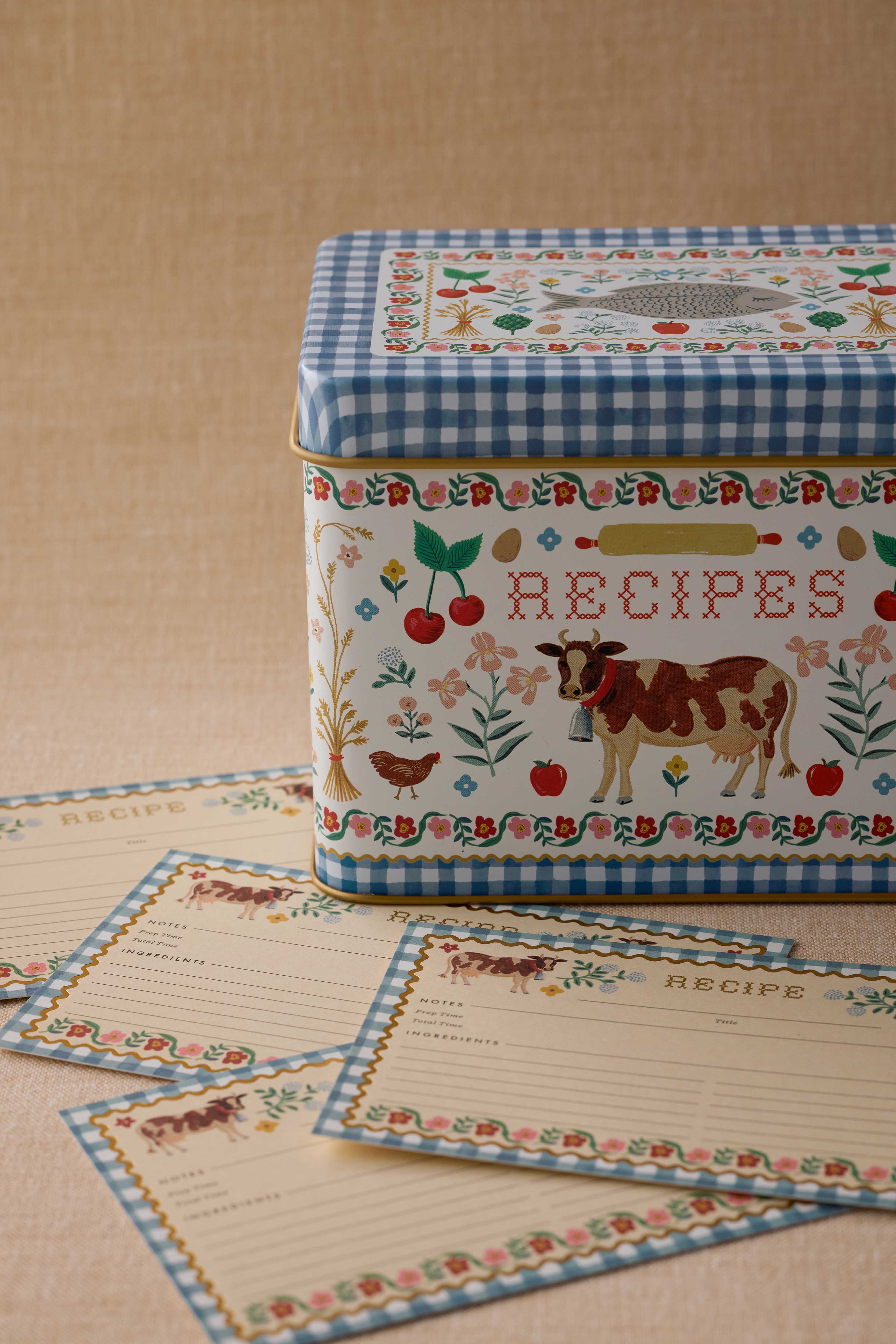 Home Sweet Home Recipe Tin by Rifle Paper Co.
