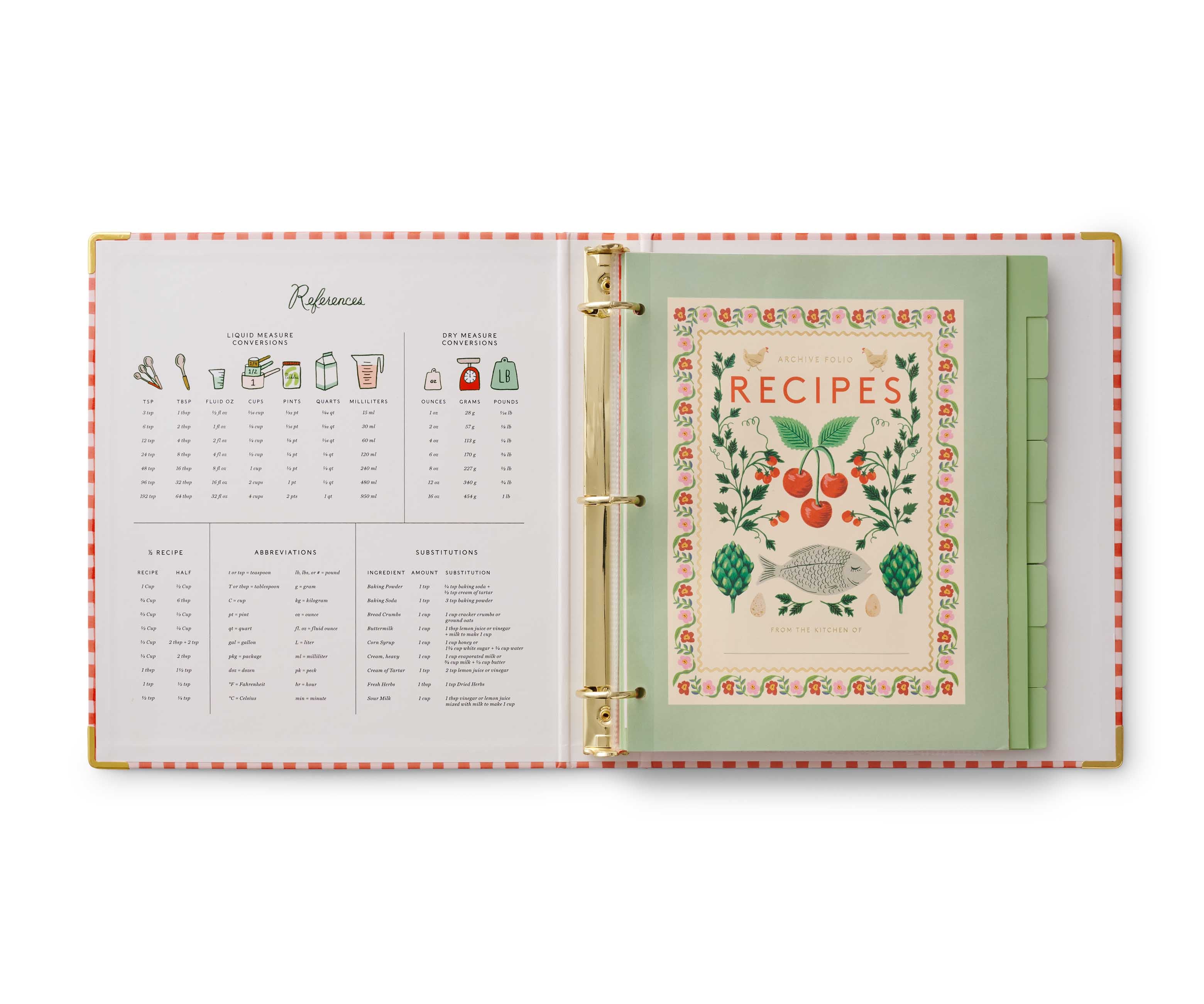 Cherry Farm Recipe Binder by Rifle Paper Co.