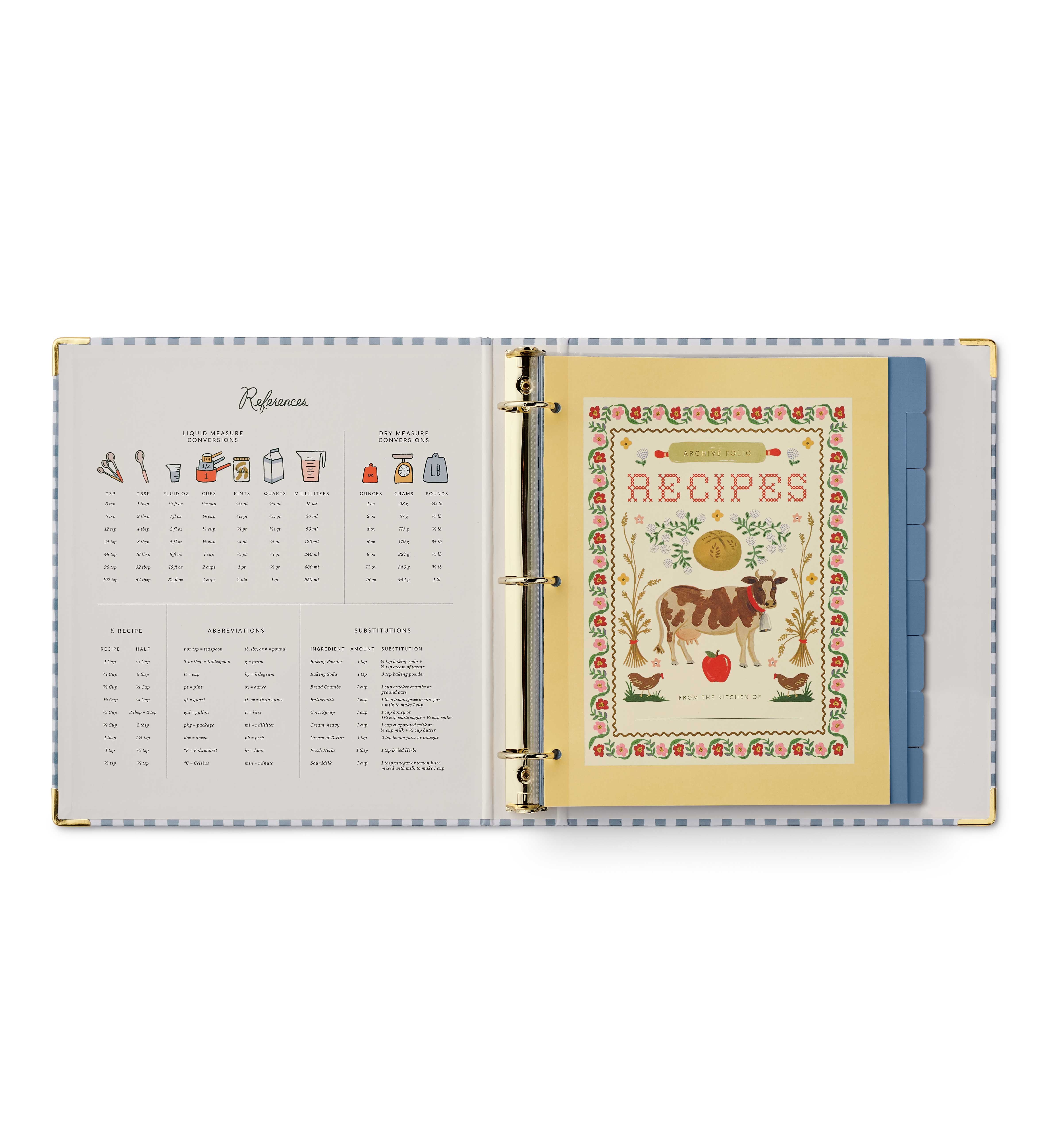 Home Sweet Home Recipe Binder by Rifle Paper Co.
