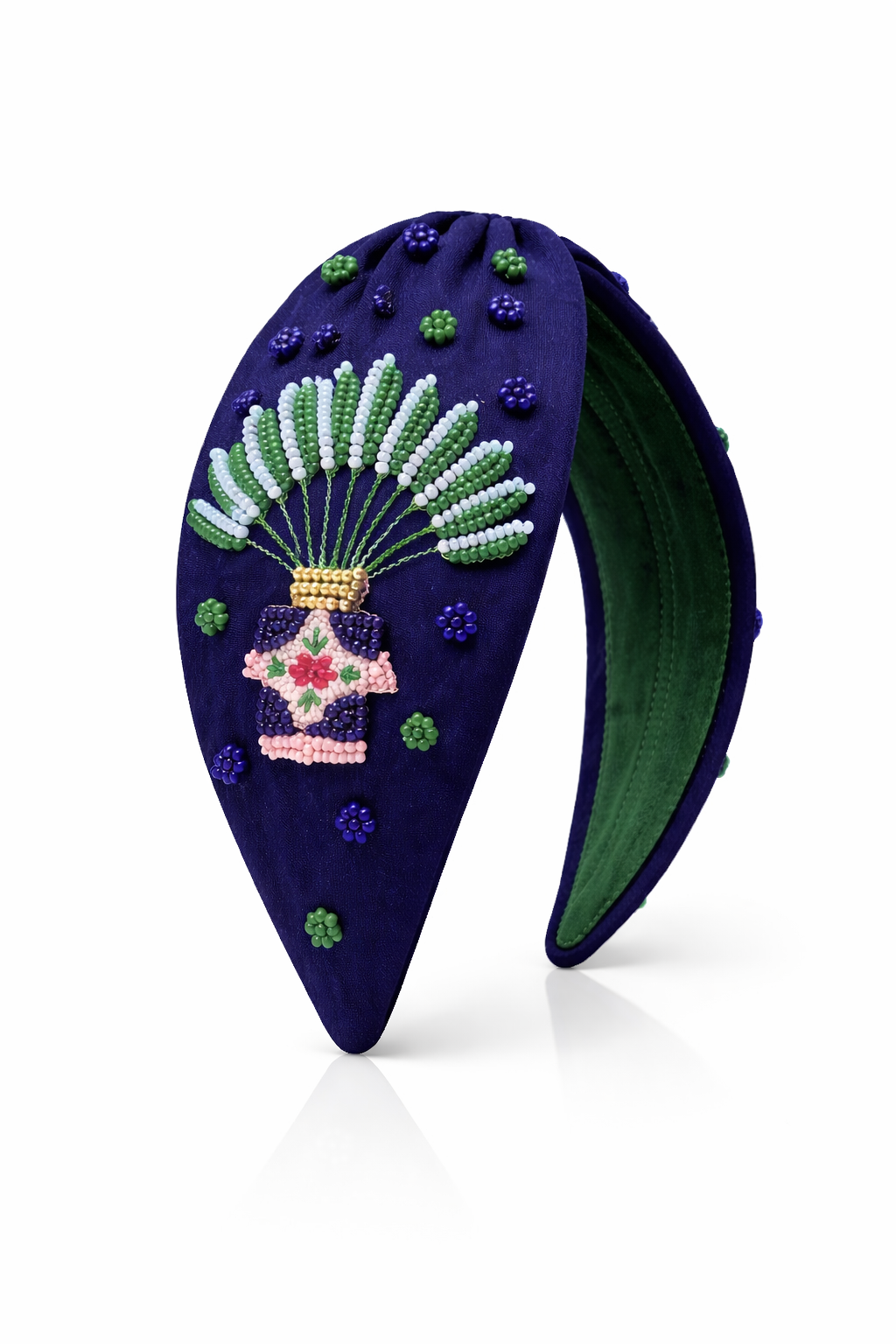 Peranakan-inspired embellished padded headband
