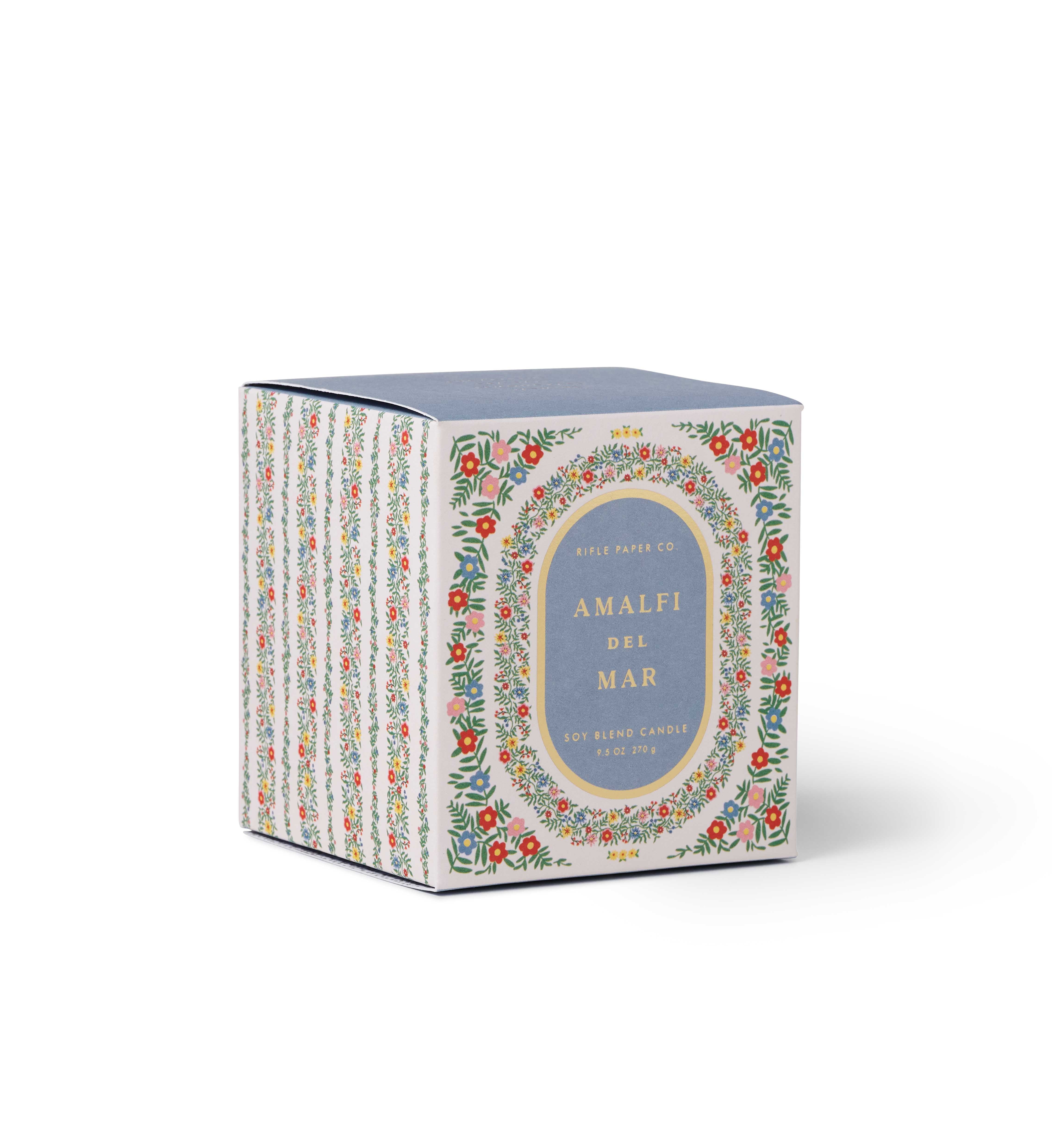 Amalfi del Mar 9.5 Oz Glass Candle by Rifle Paper Co.