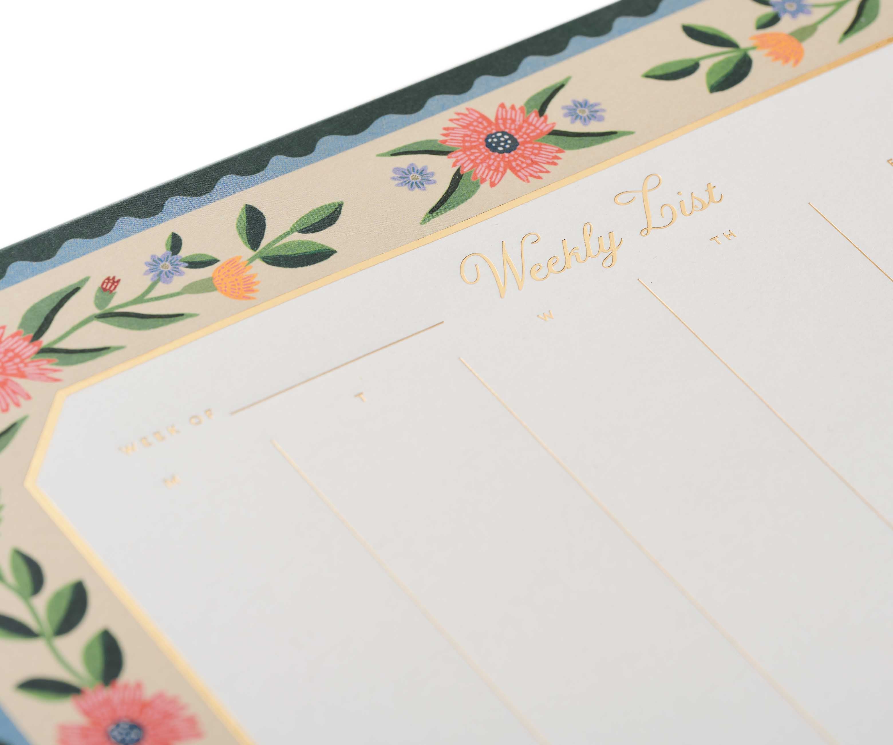 Aster Weekly Desk Pad by Rifle Paper Co.