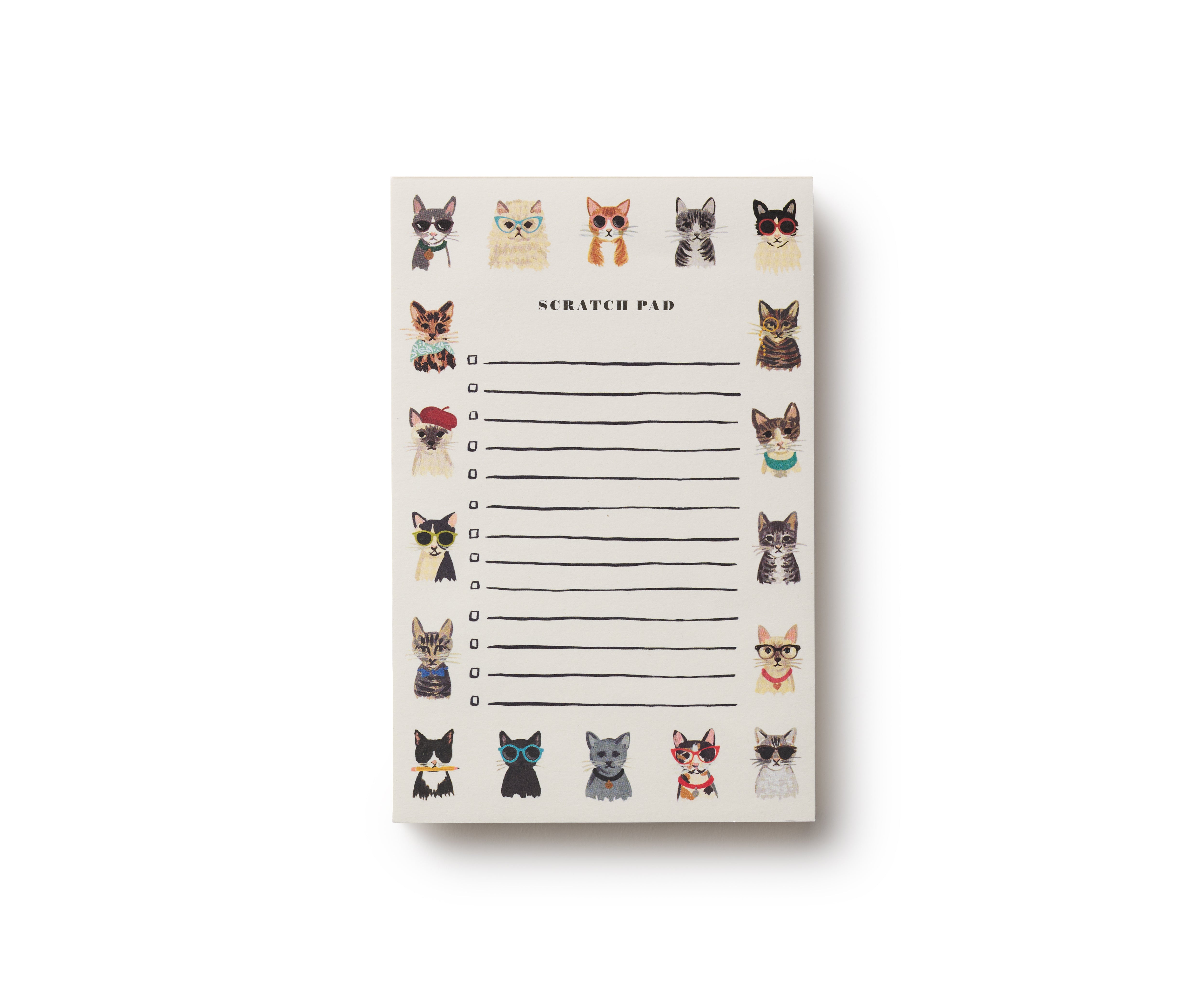 Cool Cats Notepad by Rifle Paper Co.
