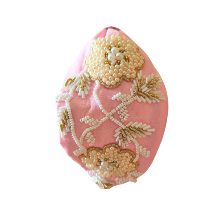 Pastel Pink Floral Headband