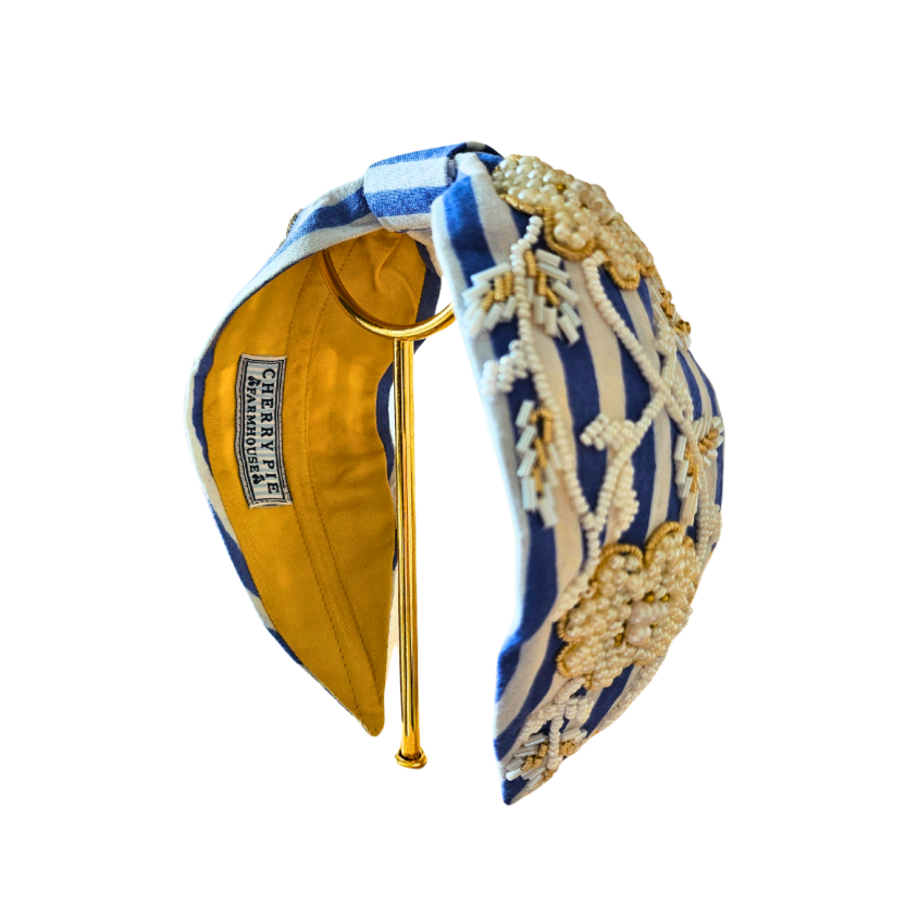 Striped Floral Headband