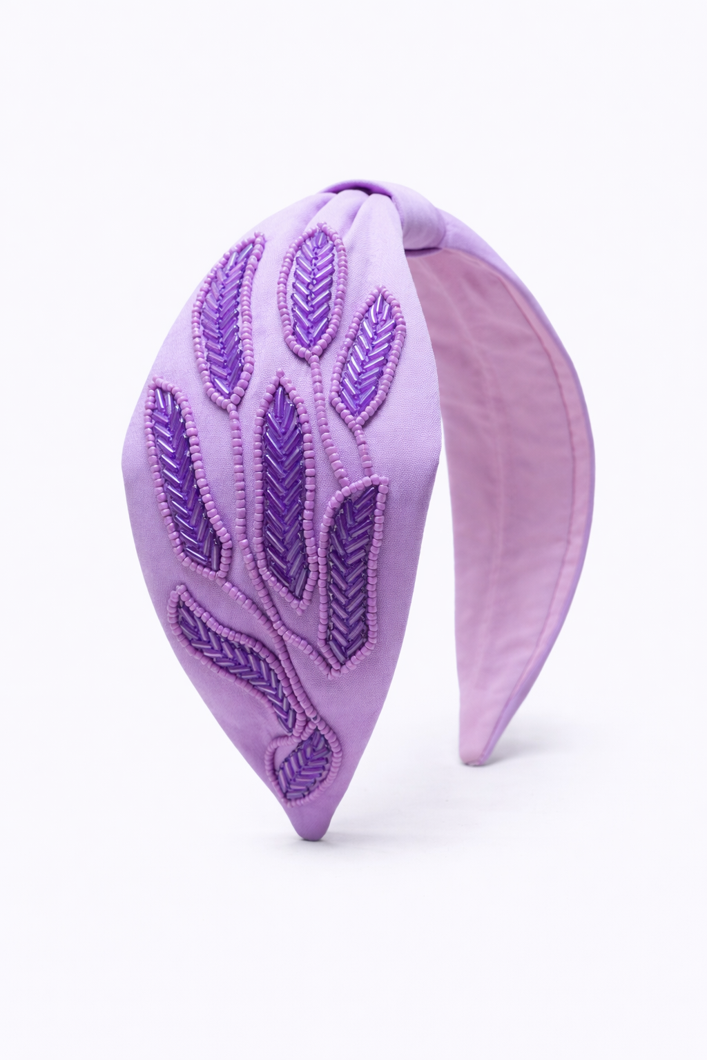 Purple Leaf Headband