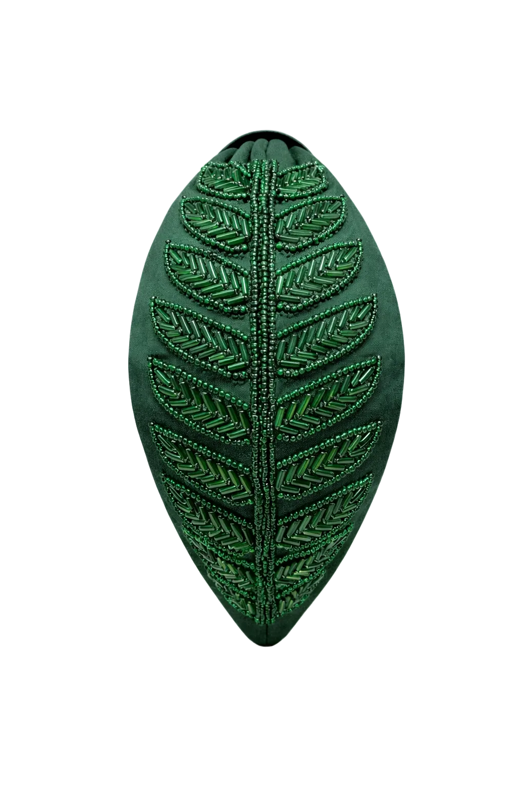 Dark Green Leaf Headband