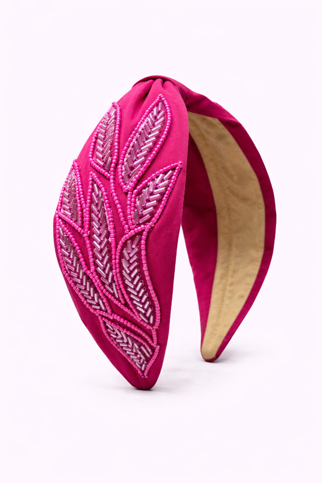 Fuschia Leaf Headband