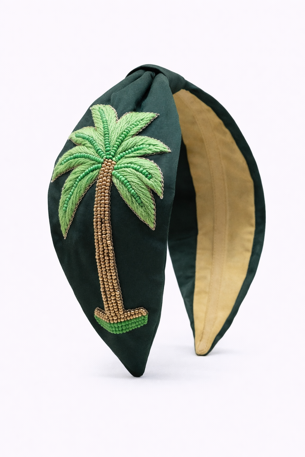 Green Palm Tree Headband