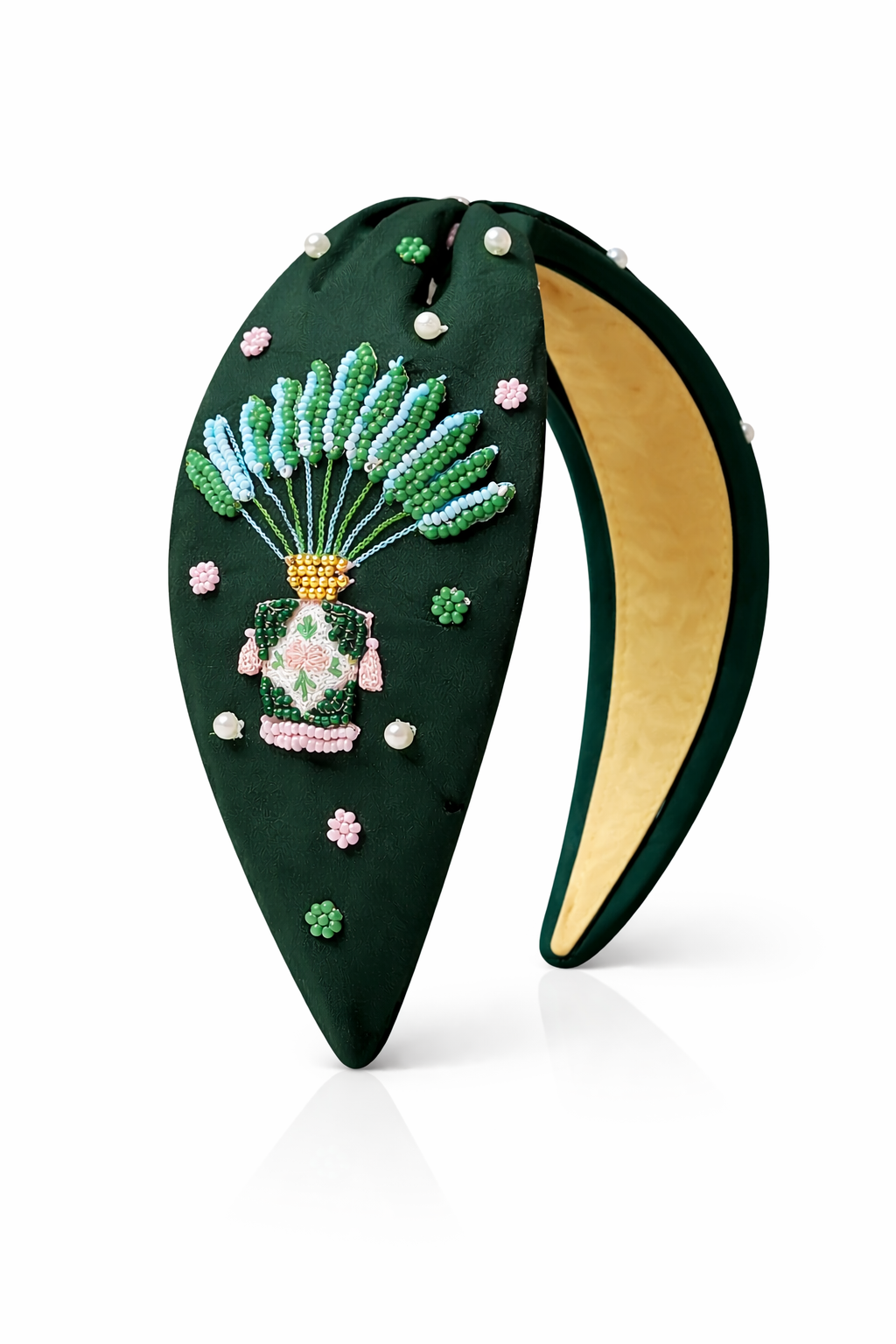 Peranakan-inspired embellished padded headband