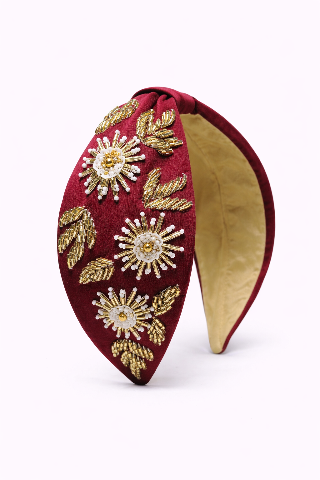 Burgundy Garden Headband