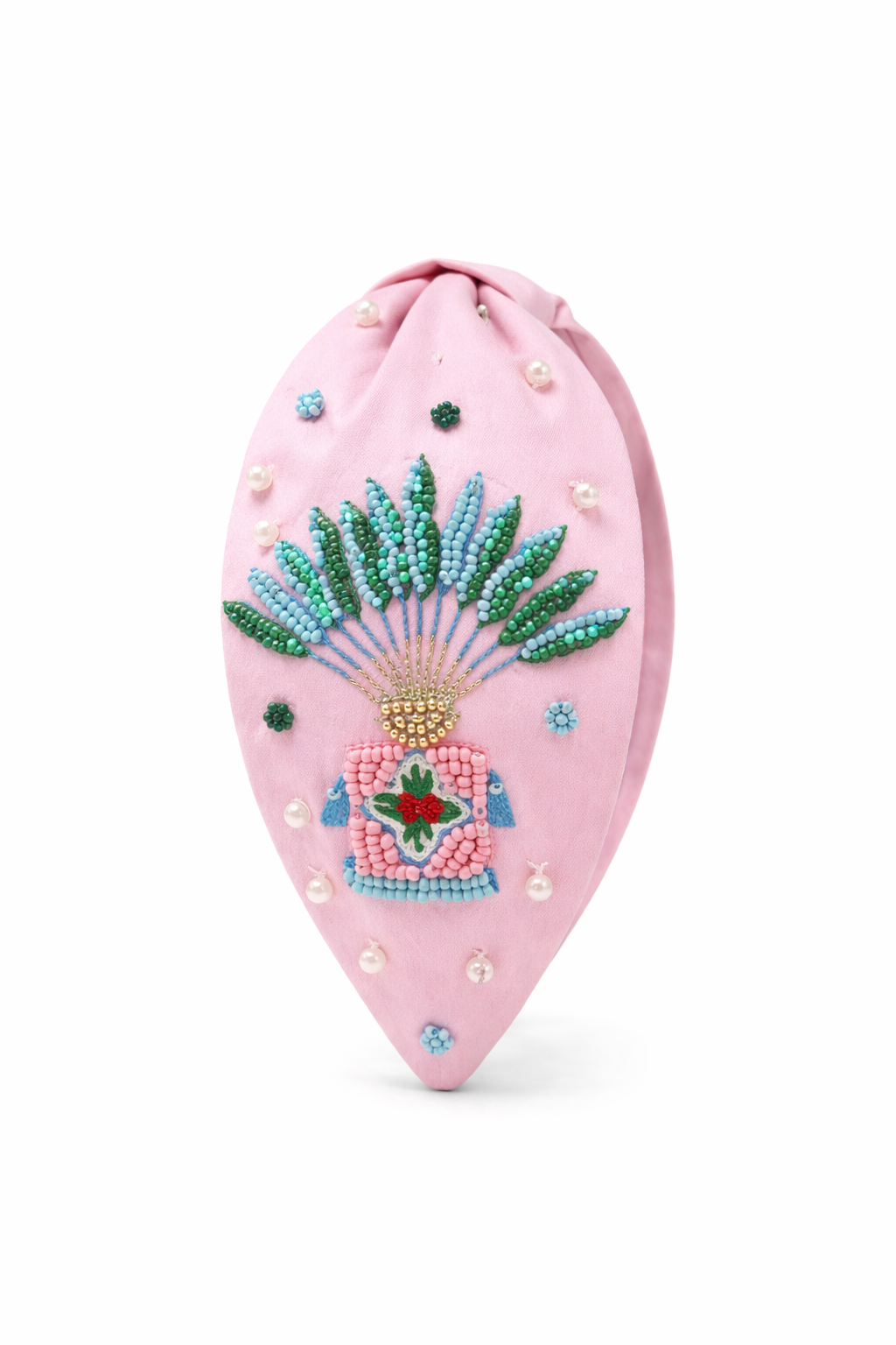 Traveller’s Palm hand-embroidered Peranakan motif headband with gift pouch