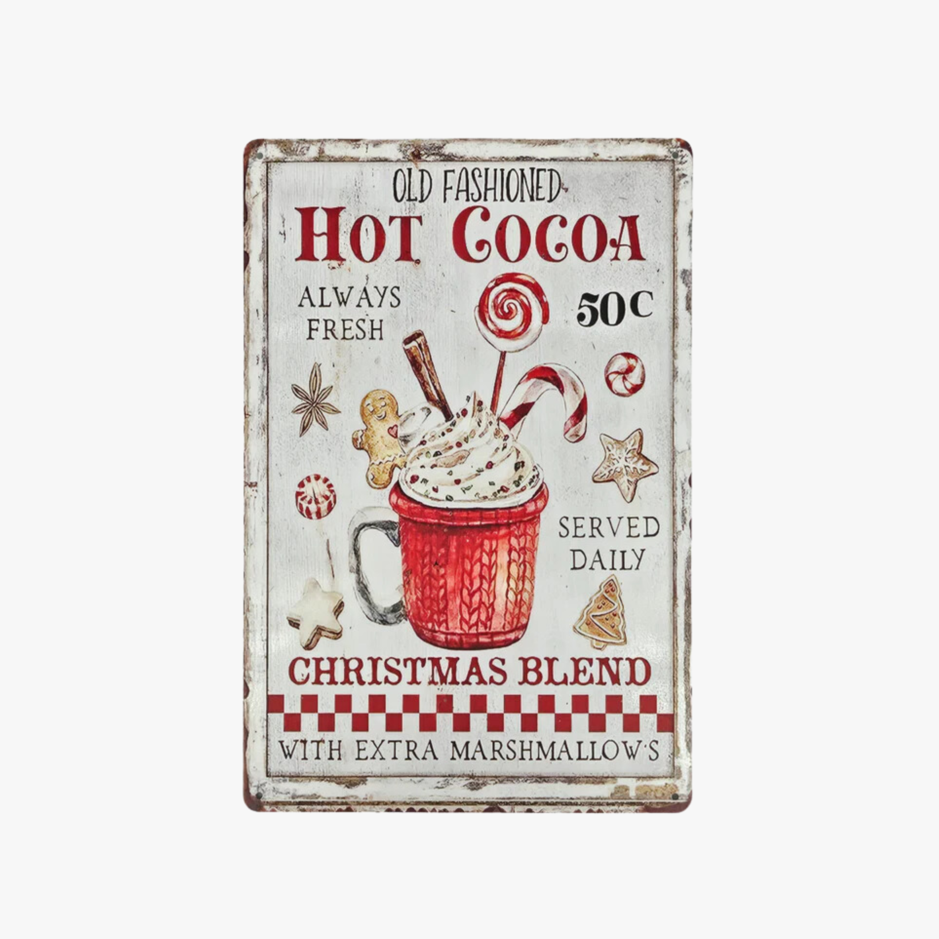 Old Fashioned Hot Cocoa Sign