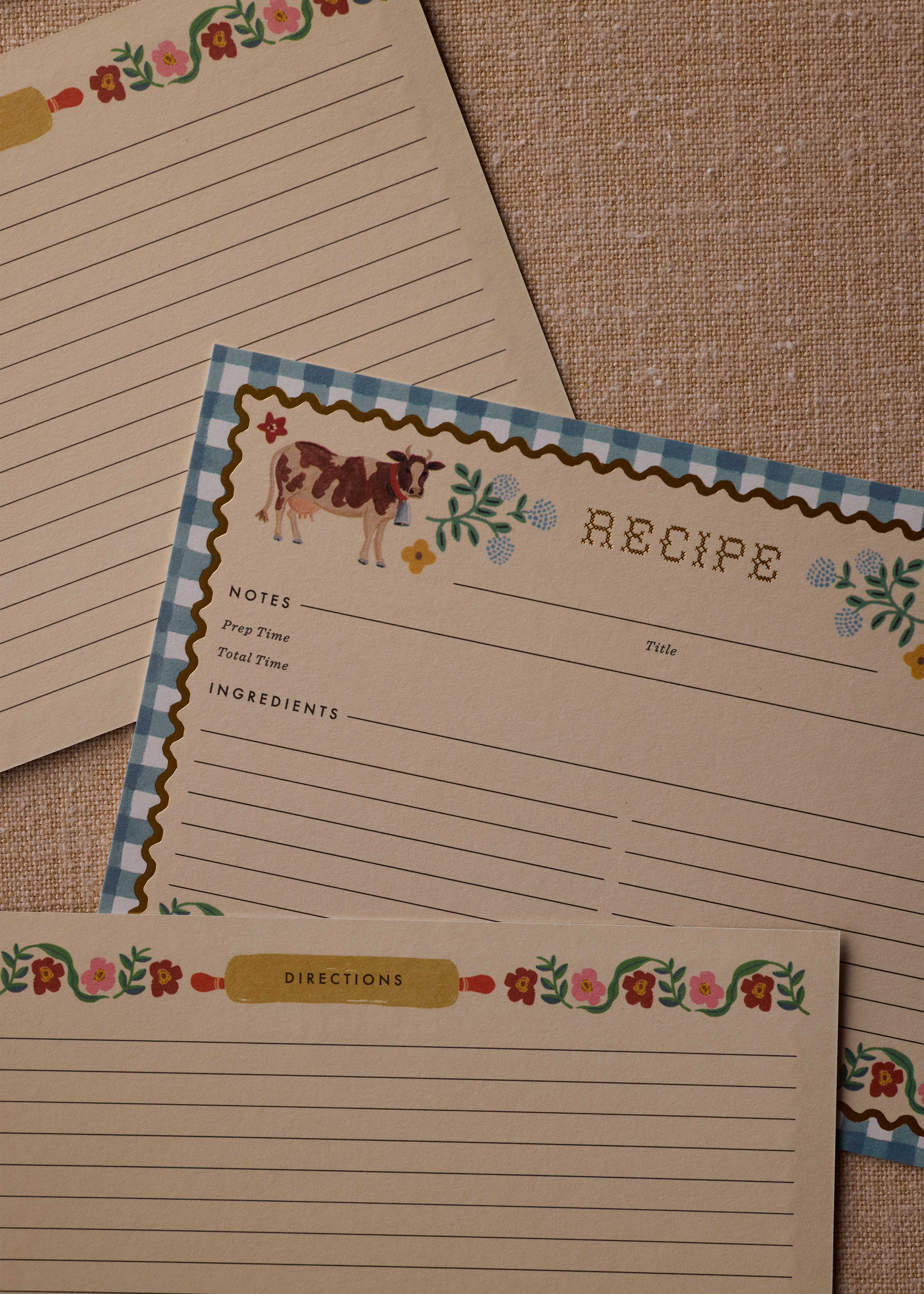 Home Sweet Home Recipe Cards (Pack of 12) by Rifle Paper Co.