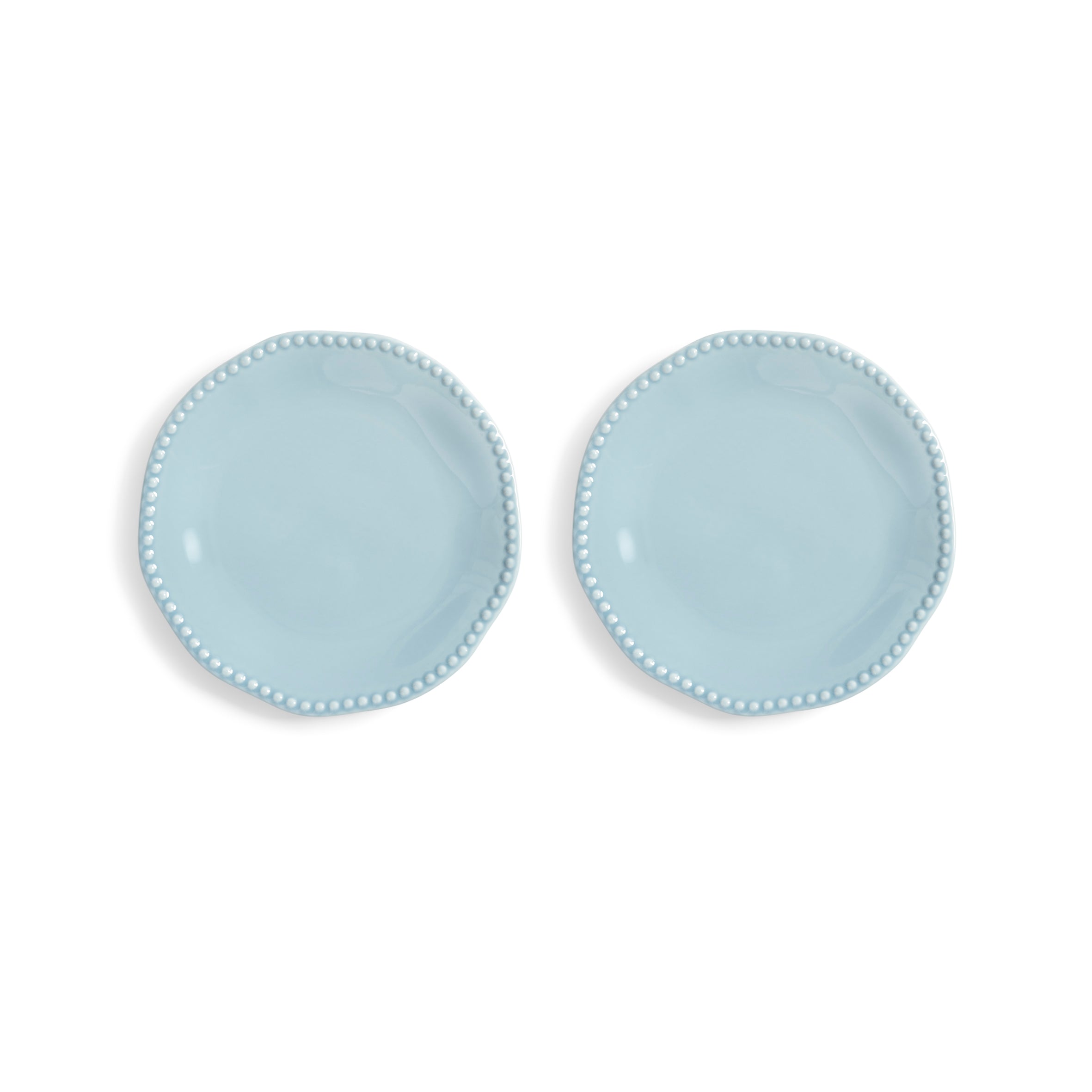 Plate Perle Blue (Set of 2) by &Klevering