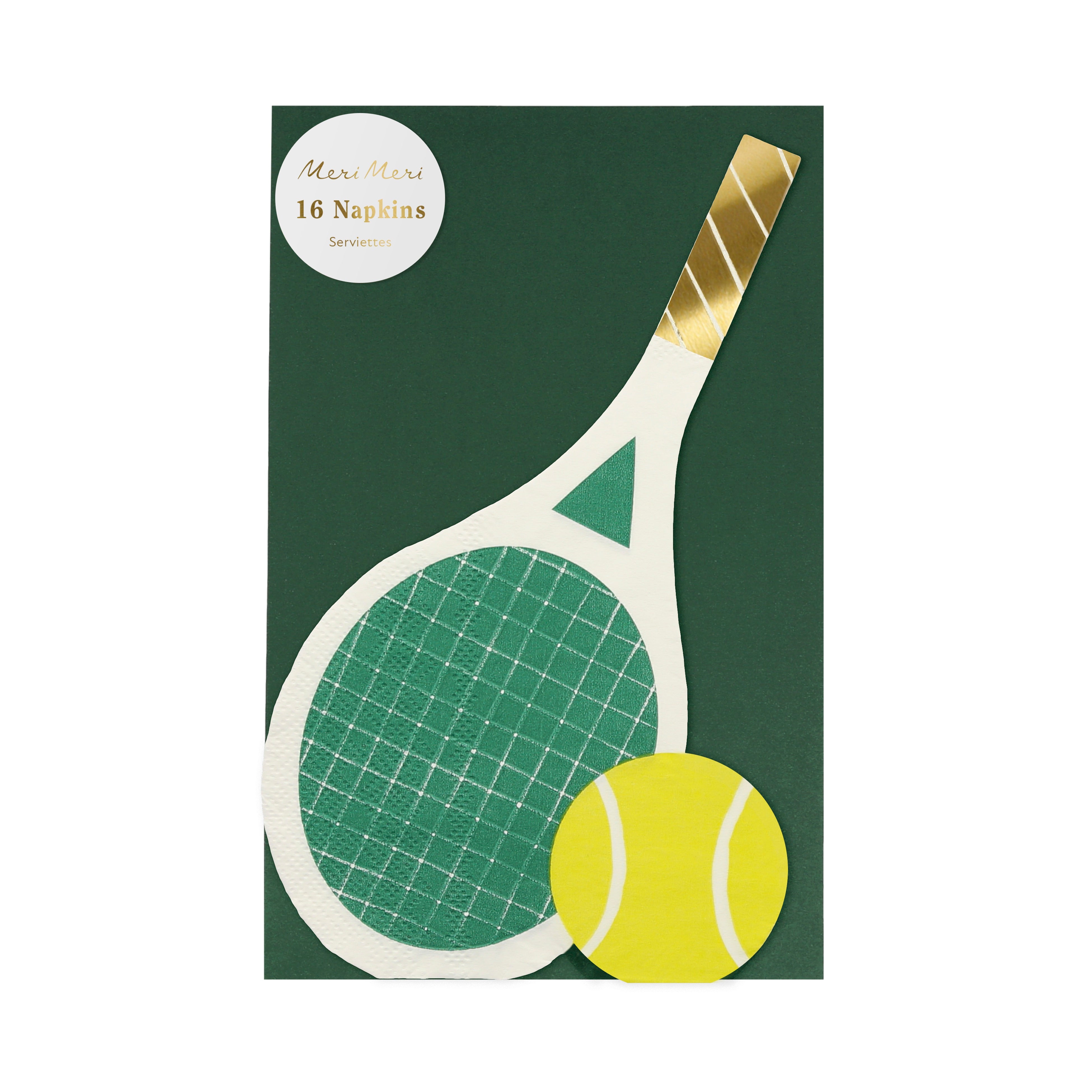 Tennis Napkins (Set of 16)
