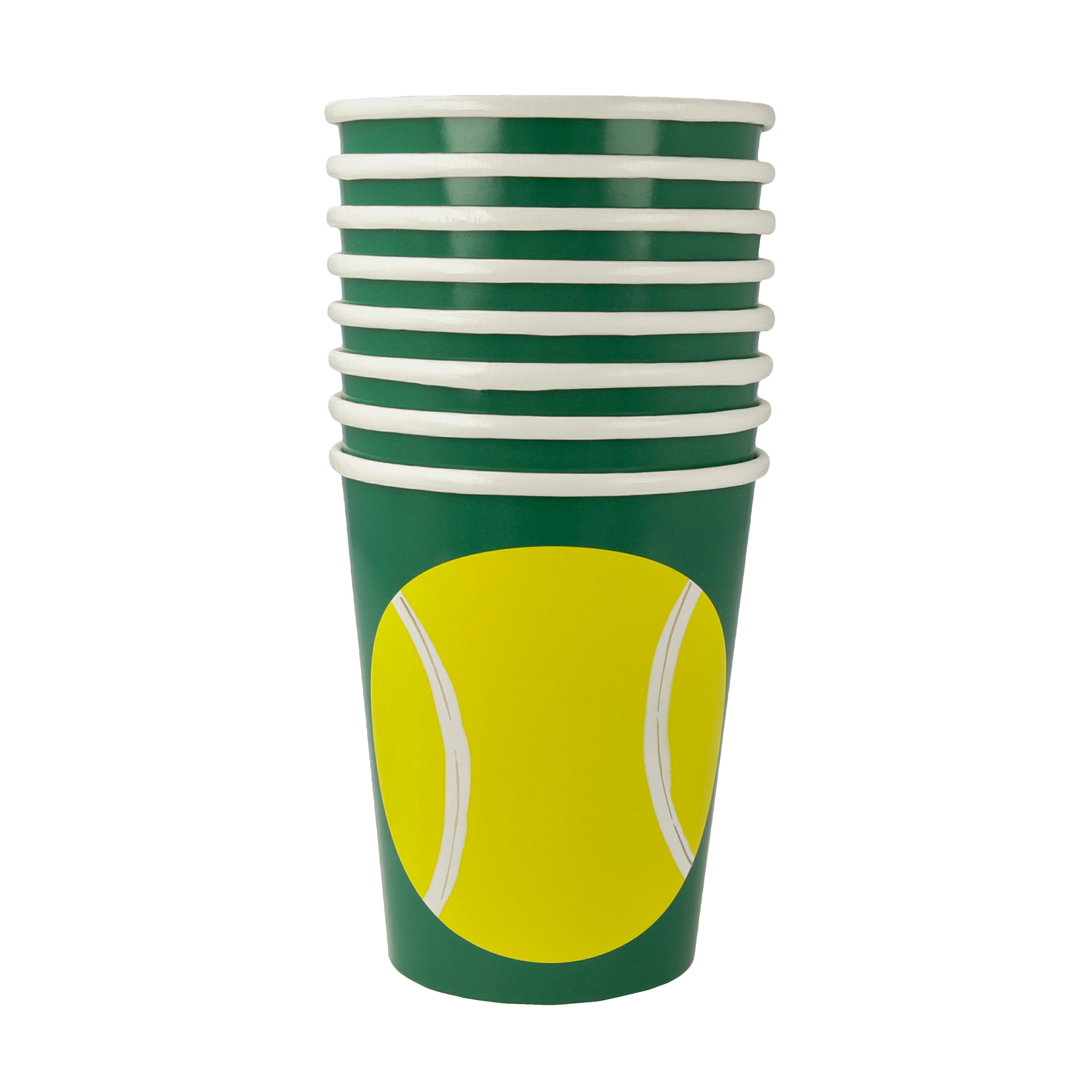 Tennis Party Cups (Set of 8)