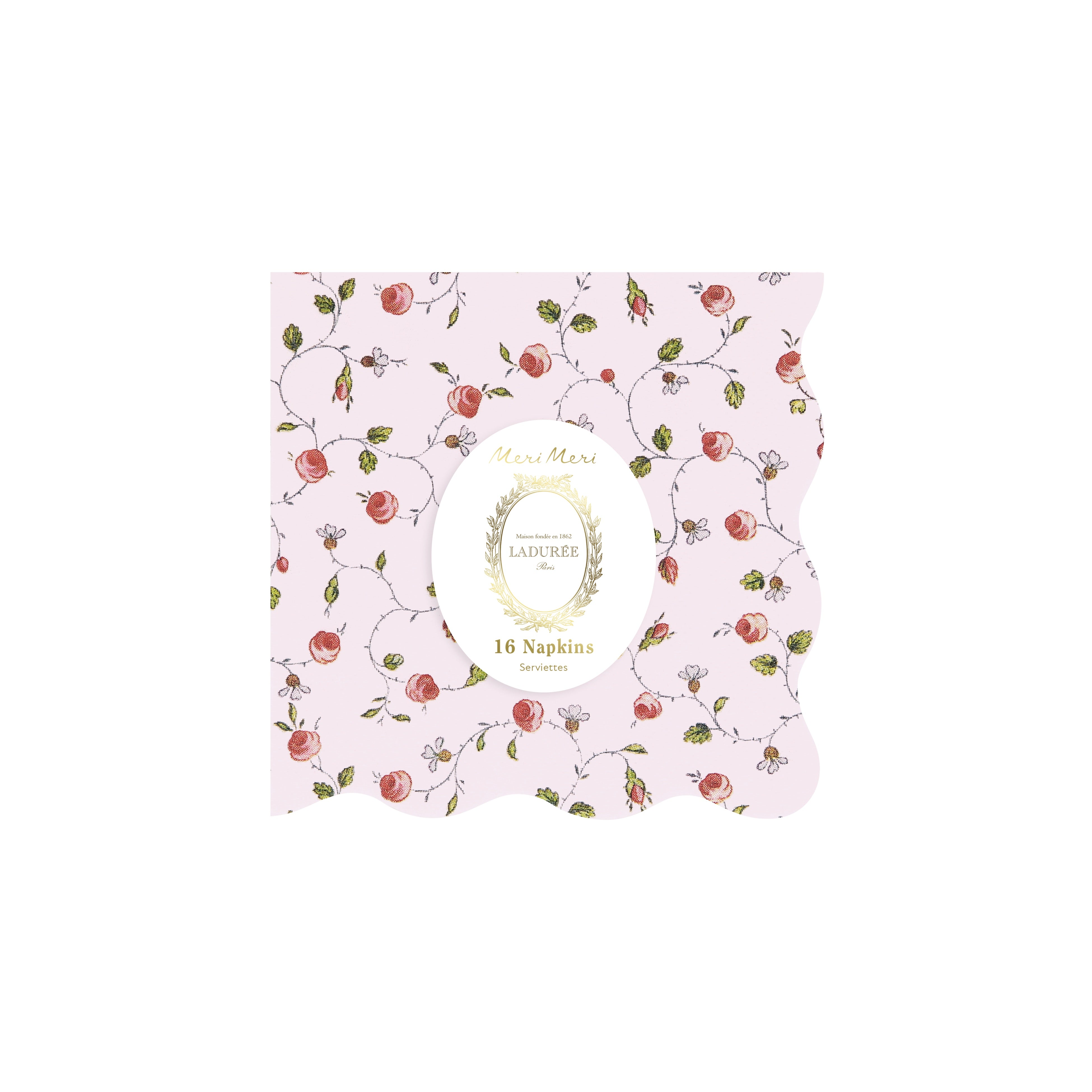 Meri Meri x Ladurée Marie-Antoinette Small Napkins (Pack of 16)