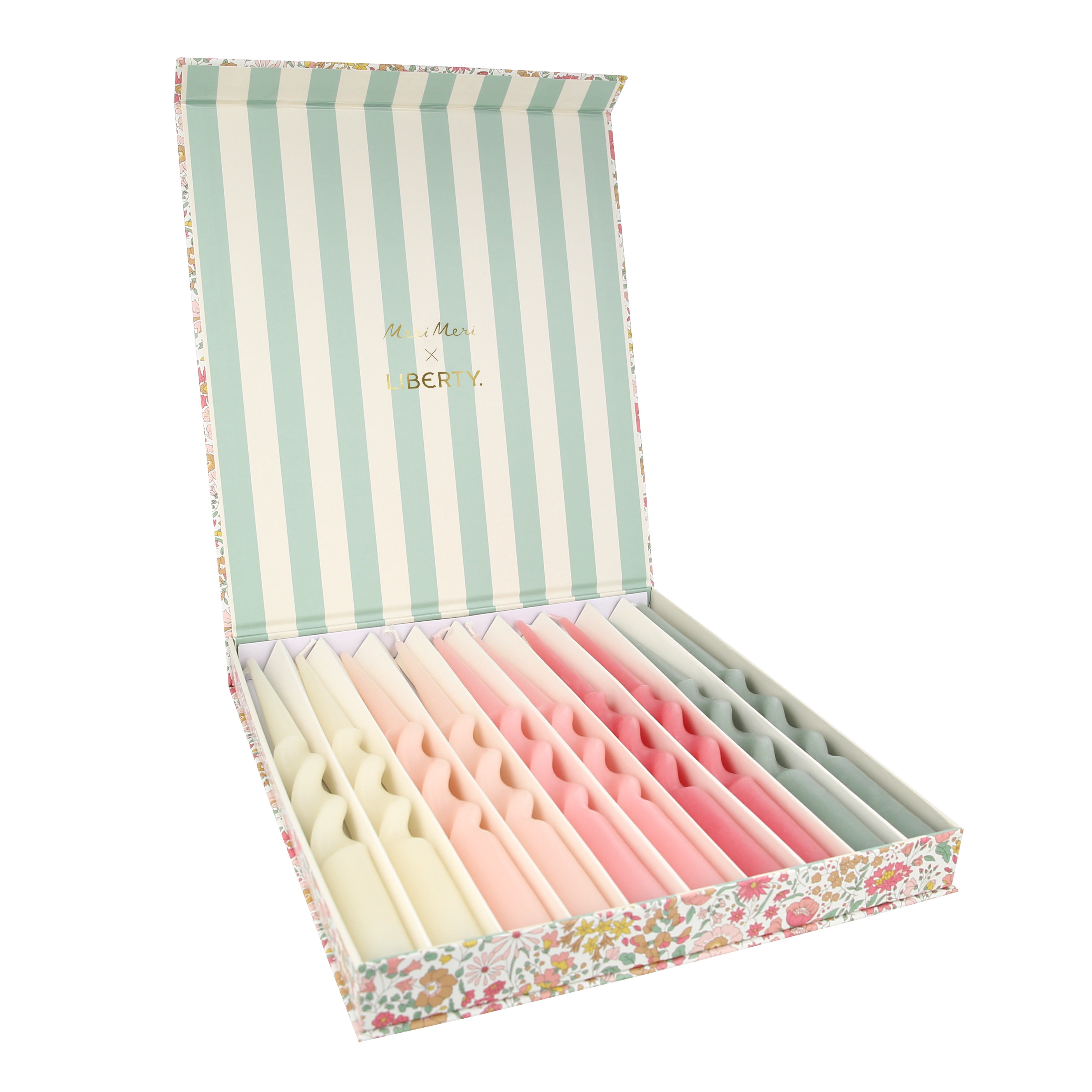 Meri Meri x Liberty Wharfedale Candle Gift Box (Box of 10)