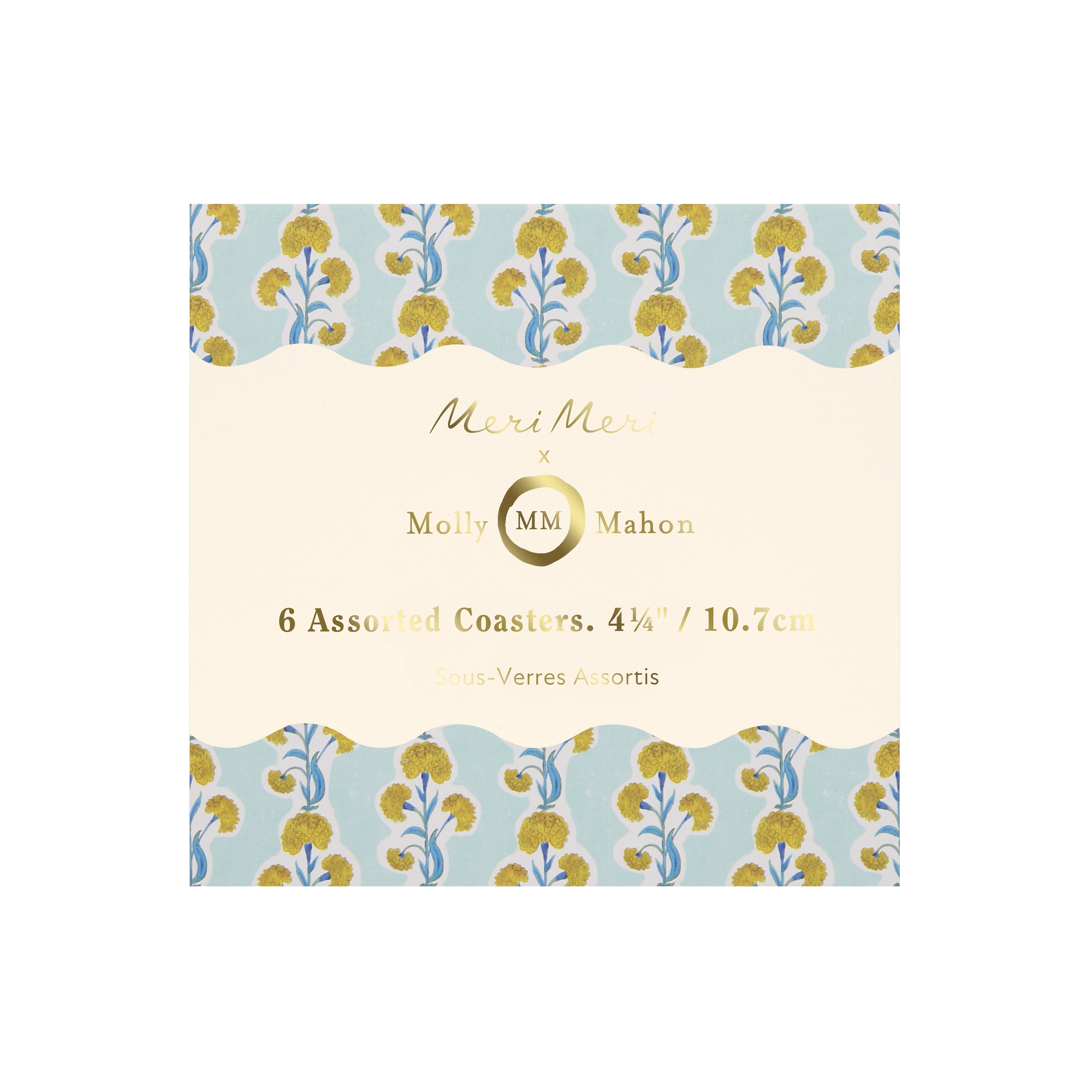 Meri Meri x Molly Mahon Coasters (Box of 6)