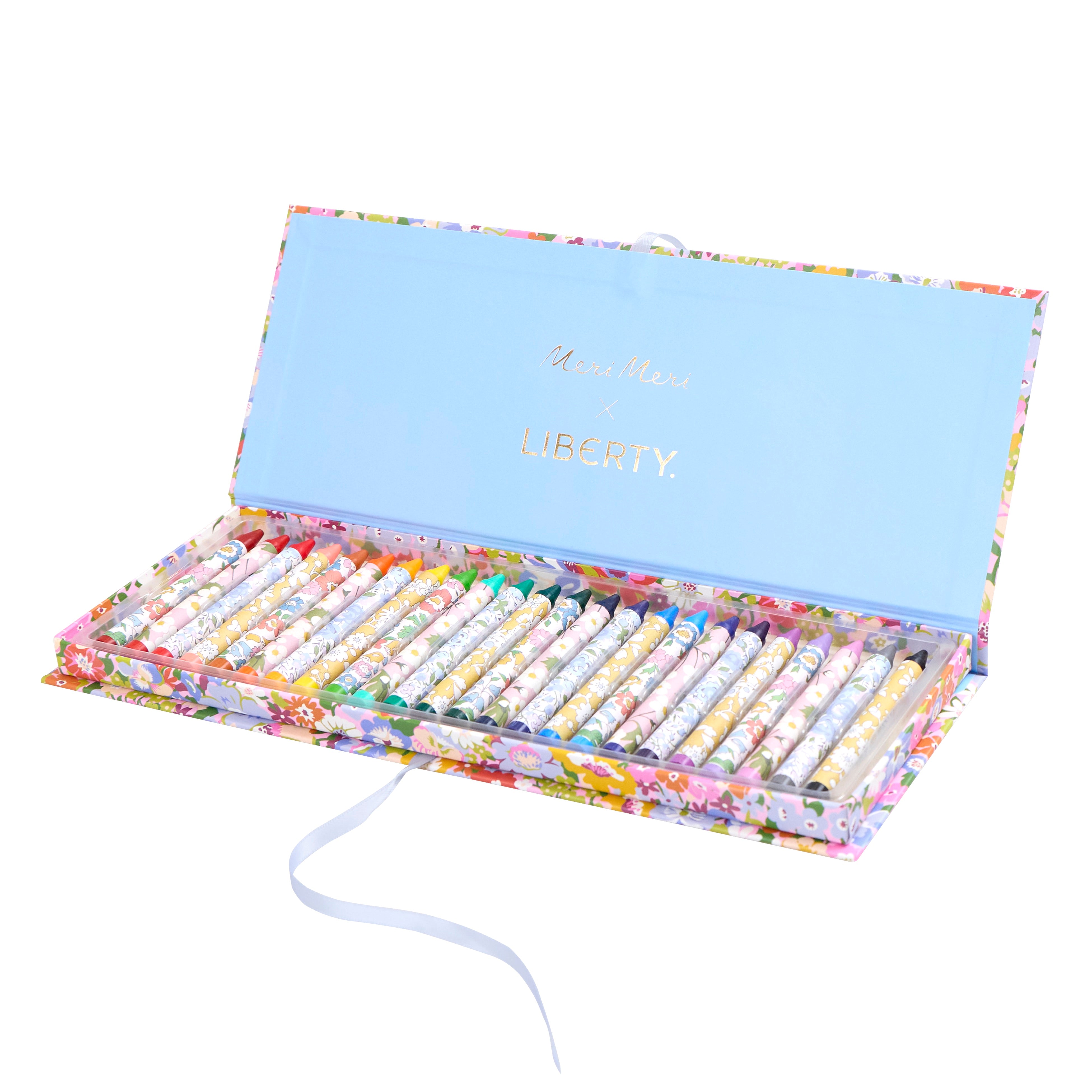 Meri Meri x Liberty Wax Crayons (Box of 24)