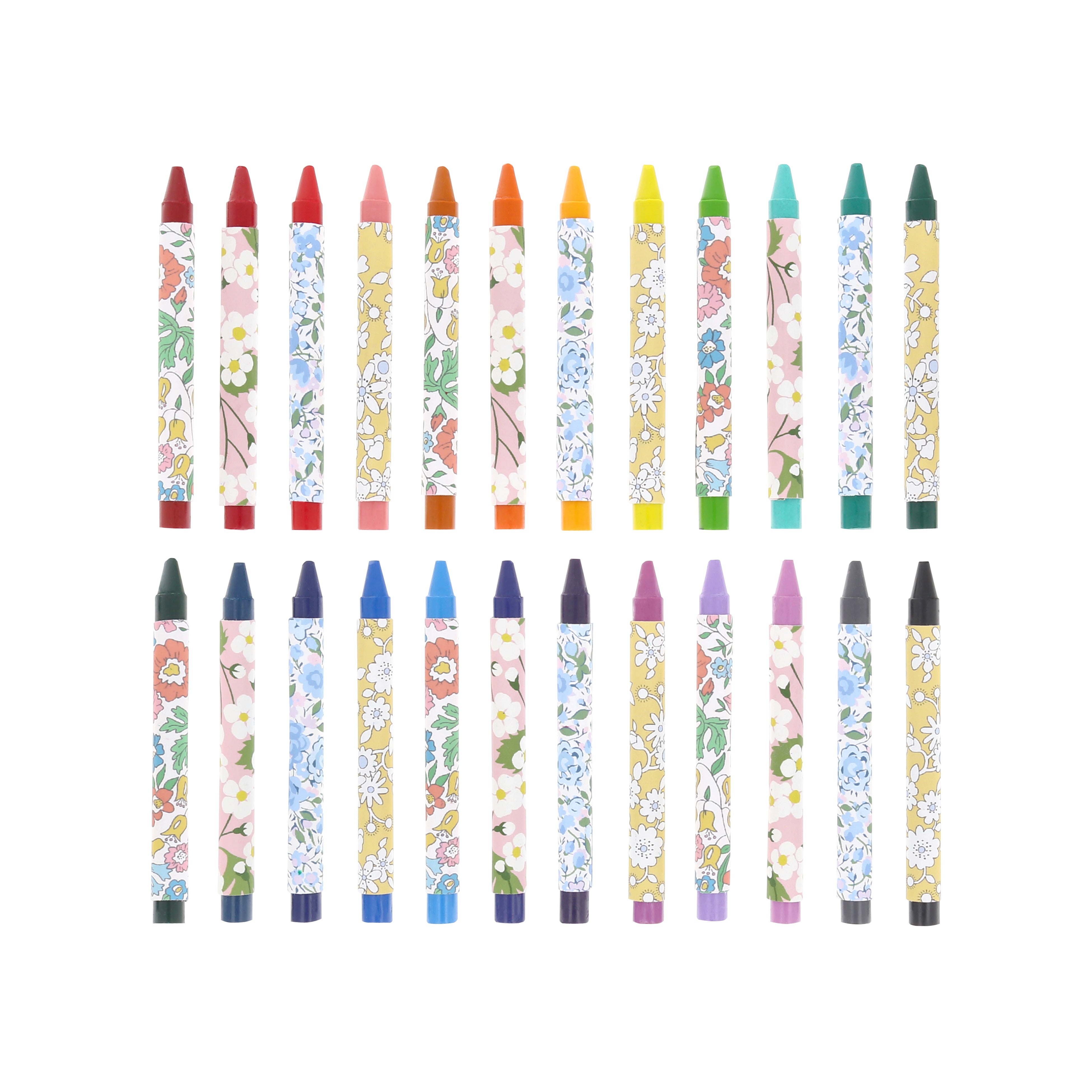 Meri Meri x Liberty Wax Crayons (Box of 24)