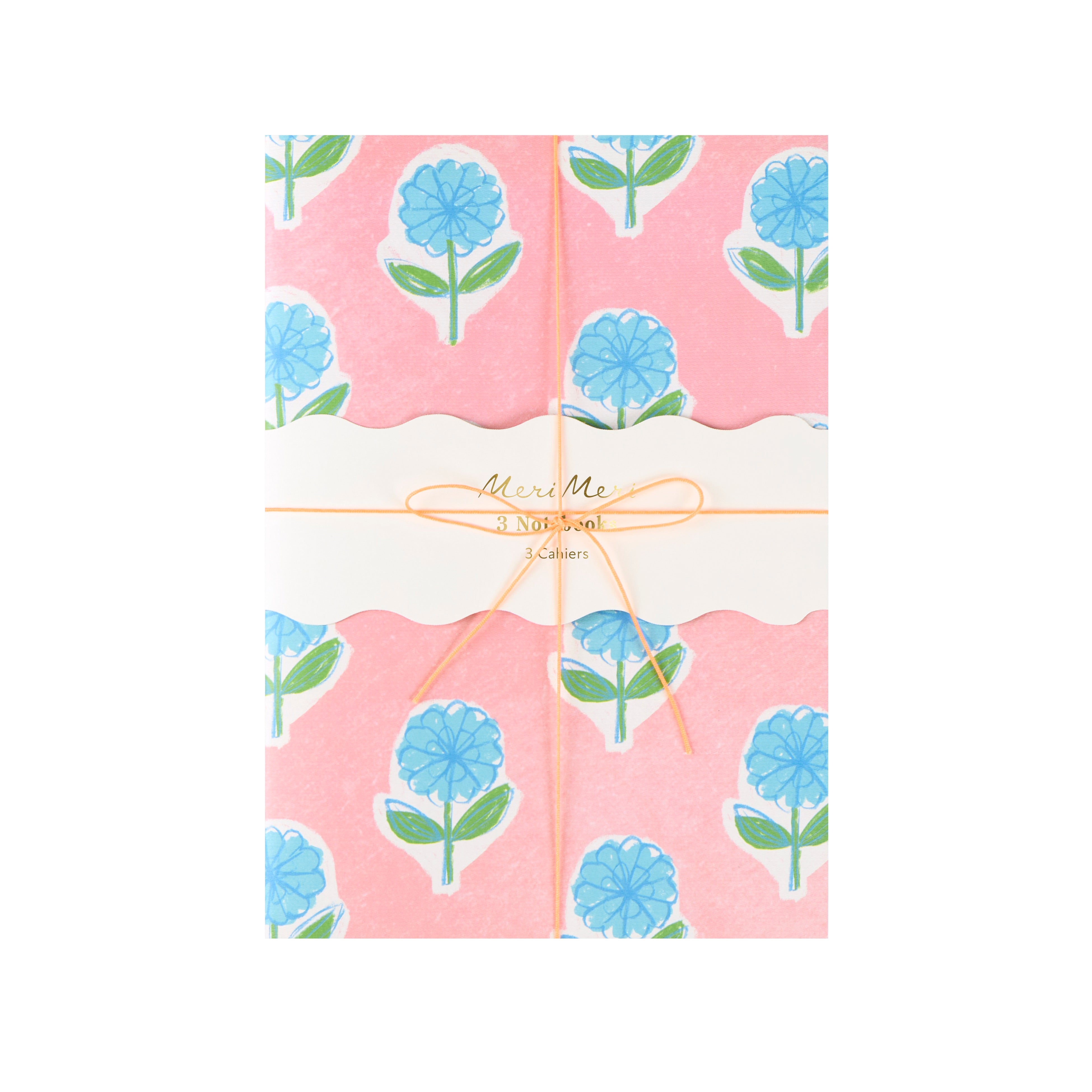 Meri Meri Flora Softcover Notebooks (Set of 3)