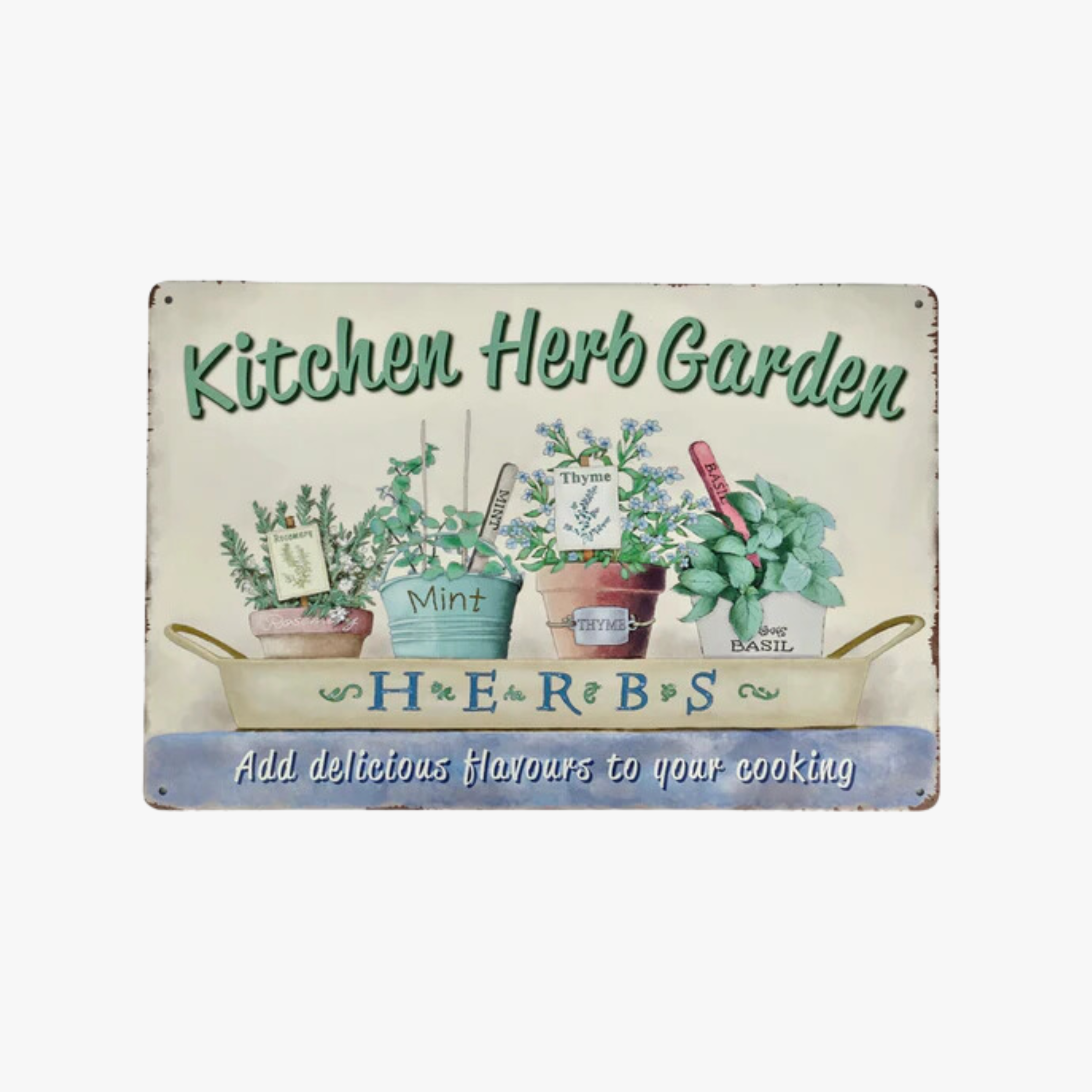 Kitchen Herb Garden Sign