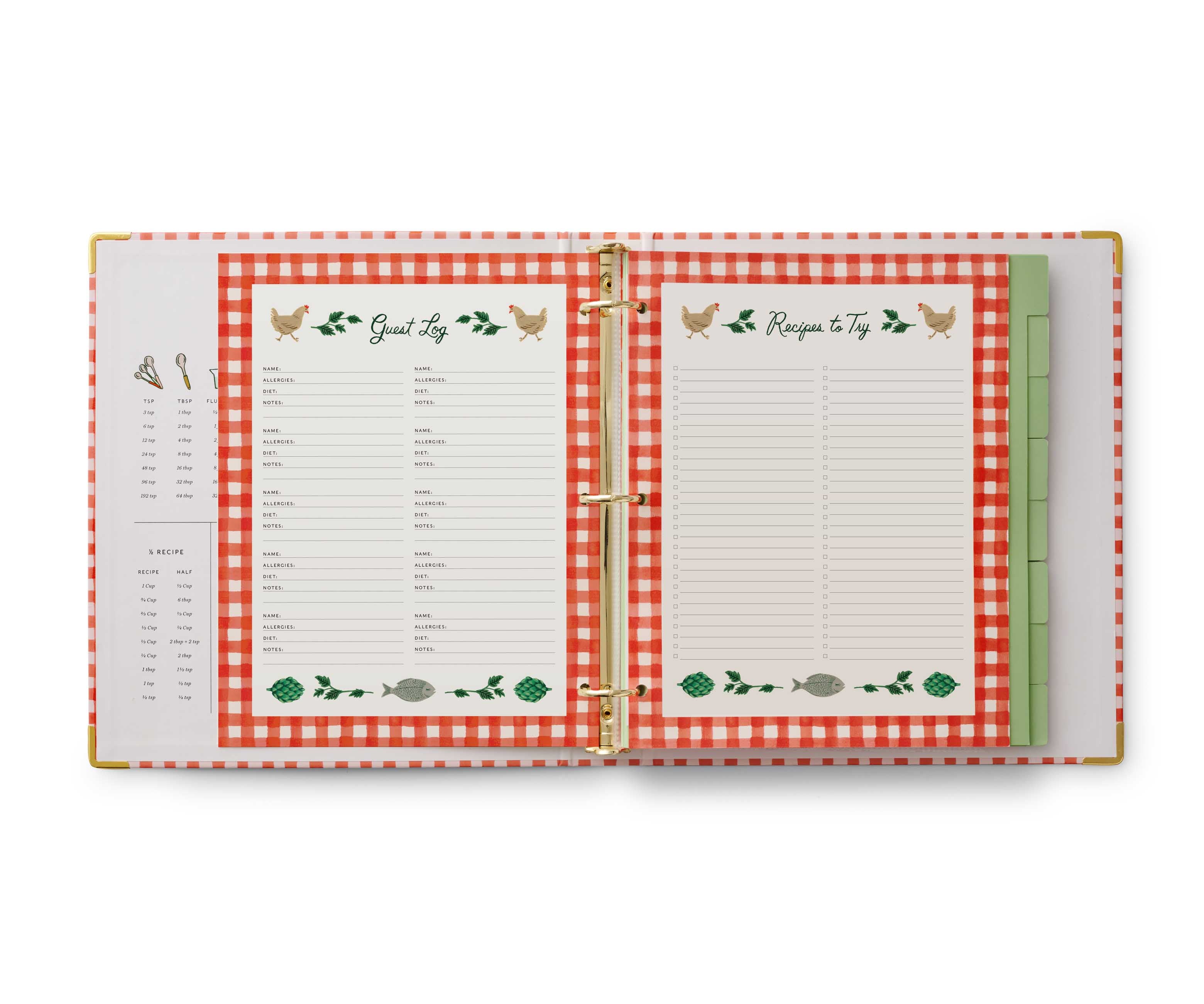 Cherry Farm Recipe Binder by Rifle Paper Co.