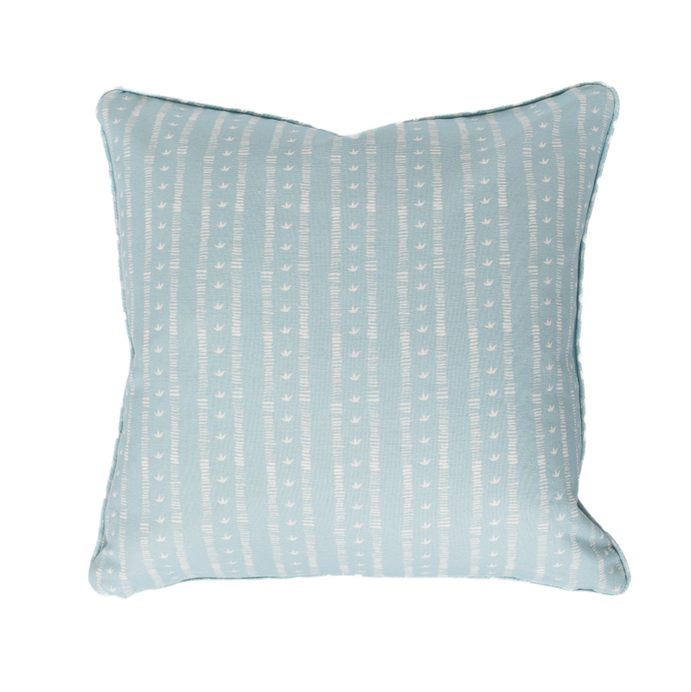 Meuse Cushion in Solid Sky Blue by Kate Medlicott