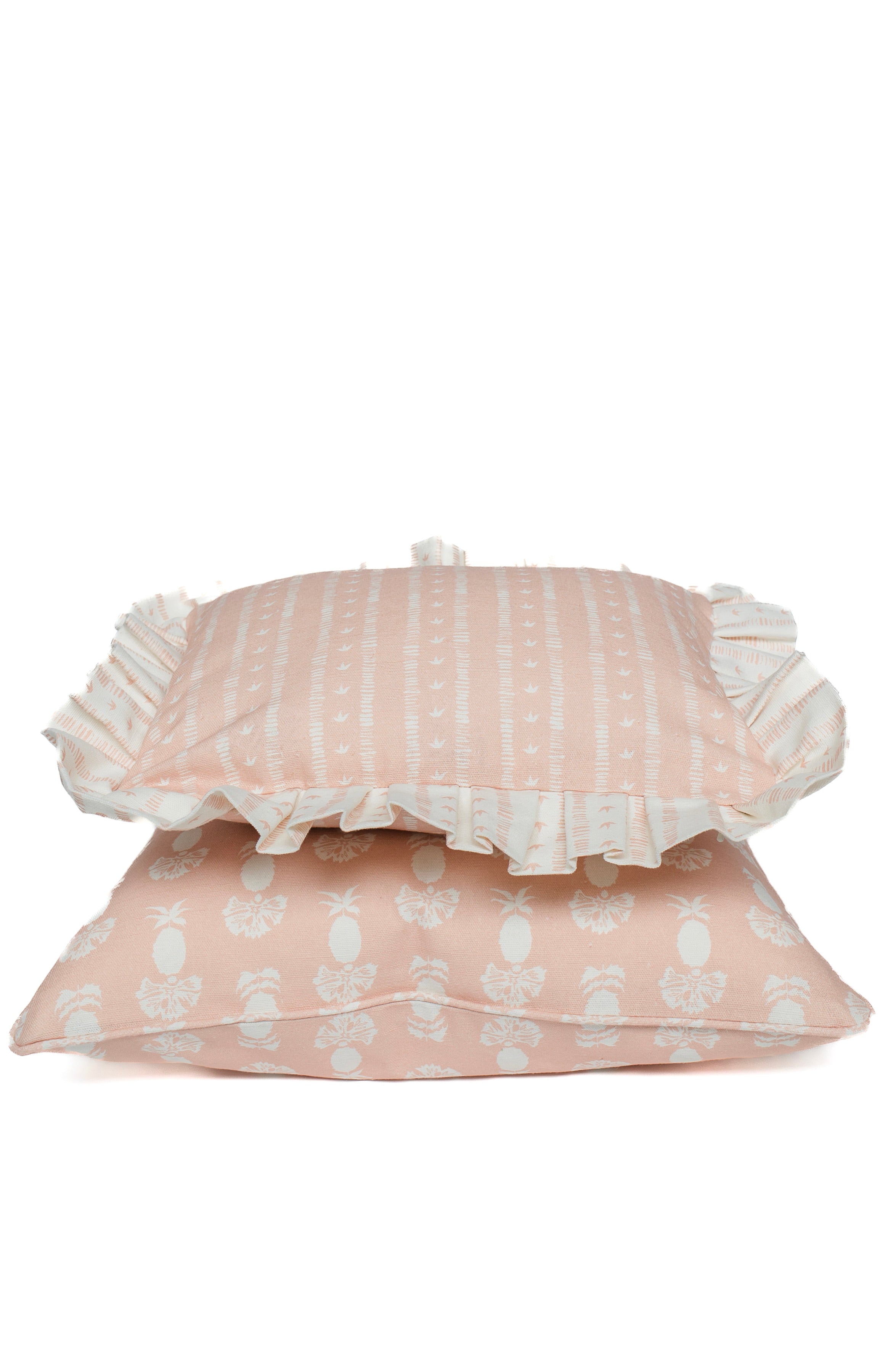 Chardon-Marie Cushion in Rose by Kate Medlicott