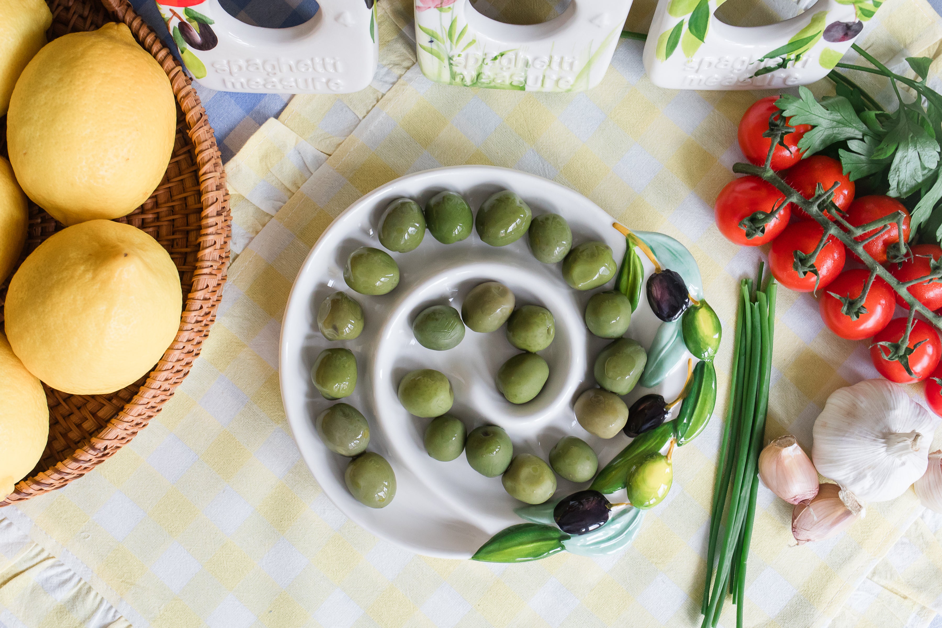 Olive Antipasti Plate