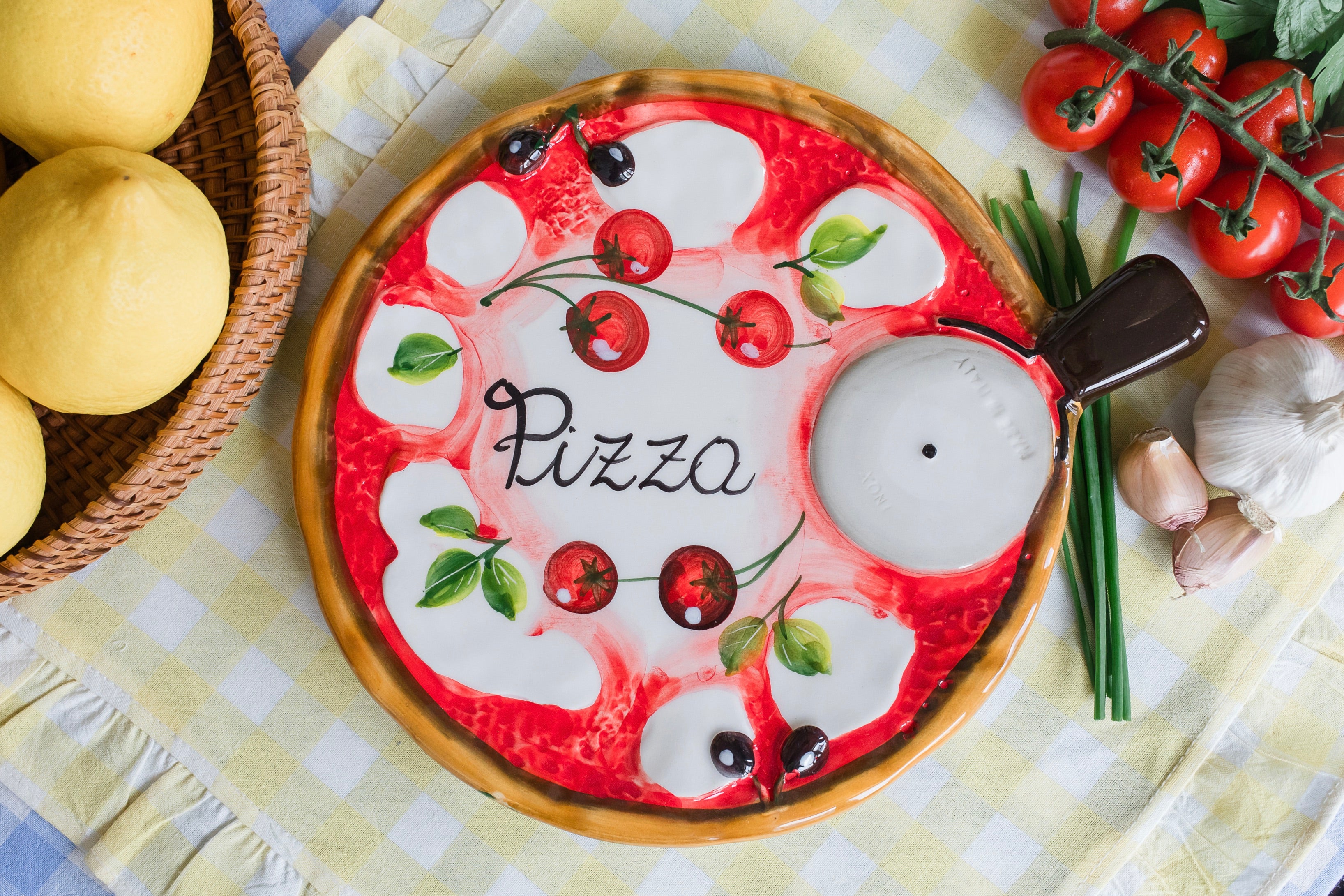 Round Pizza Plate