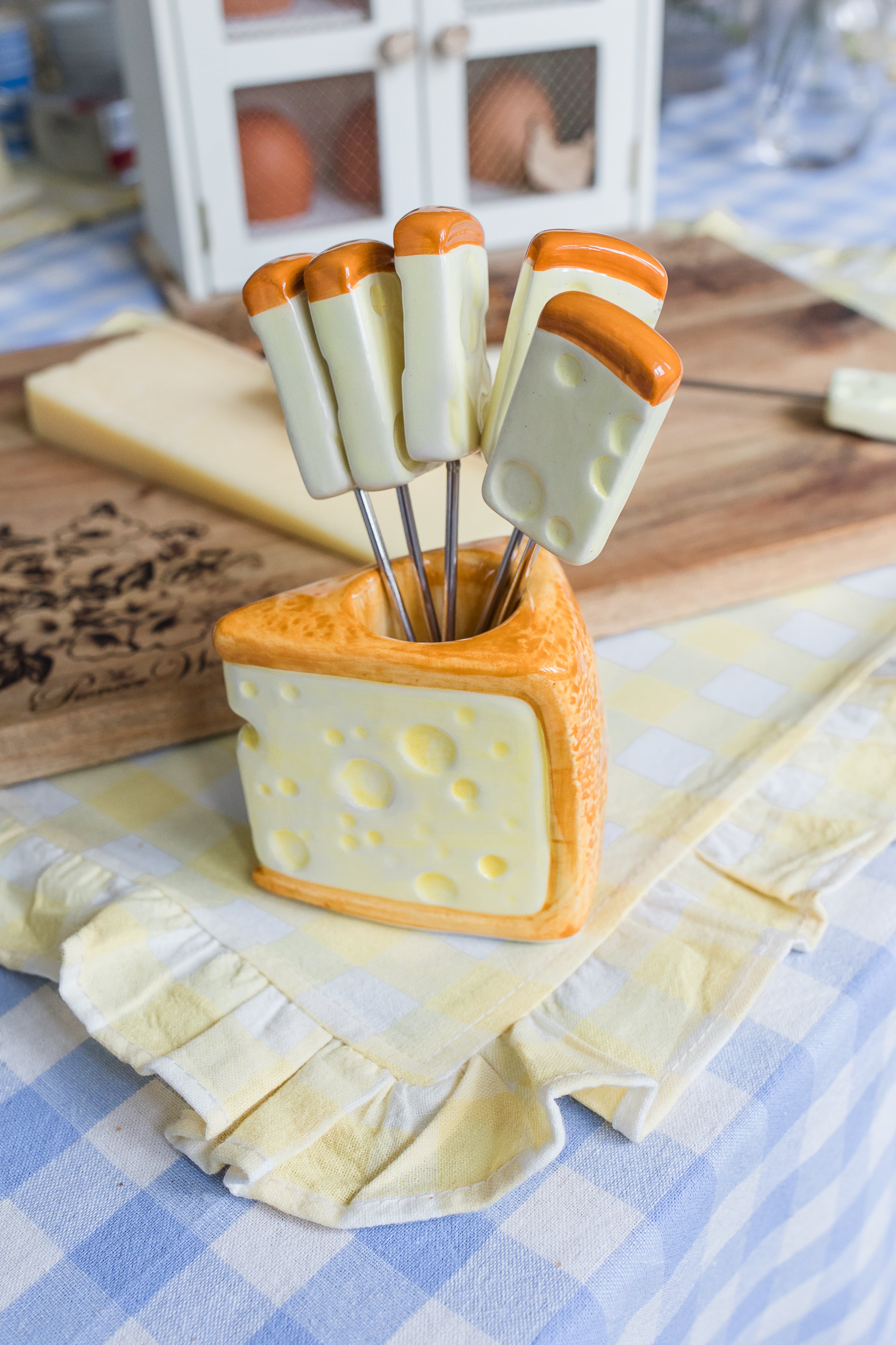 Cheese Pickers Holder Set