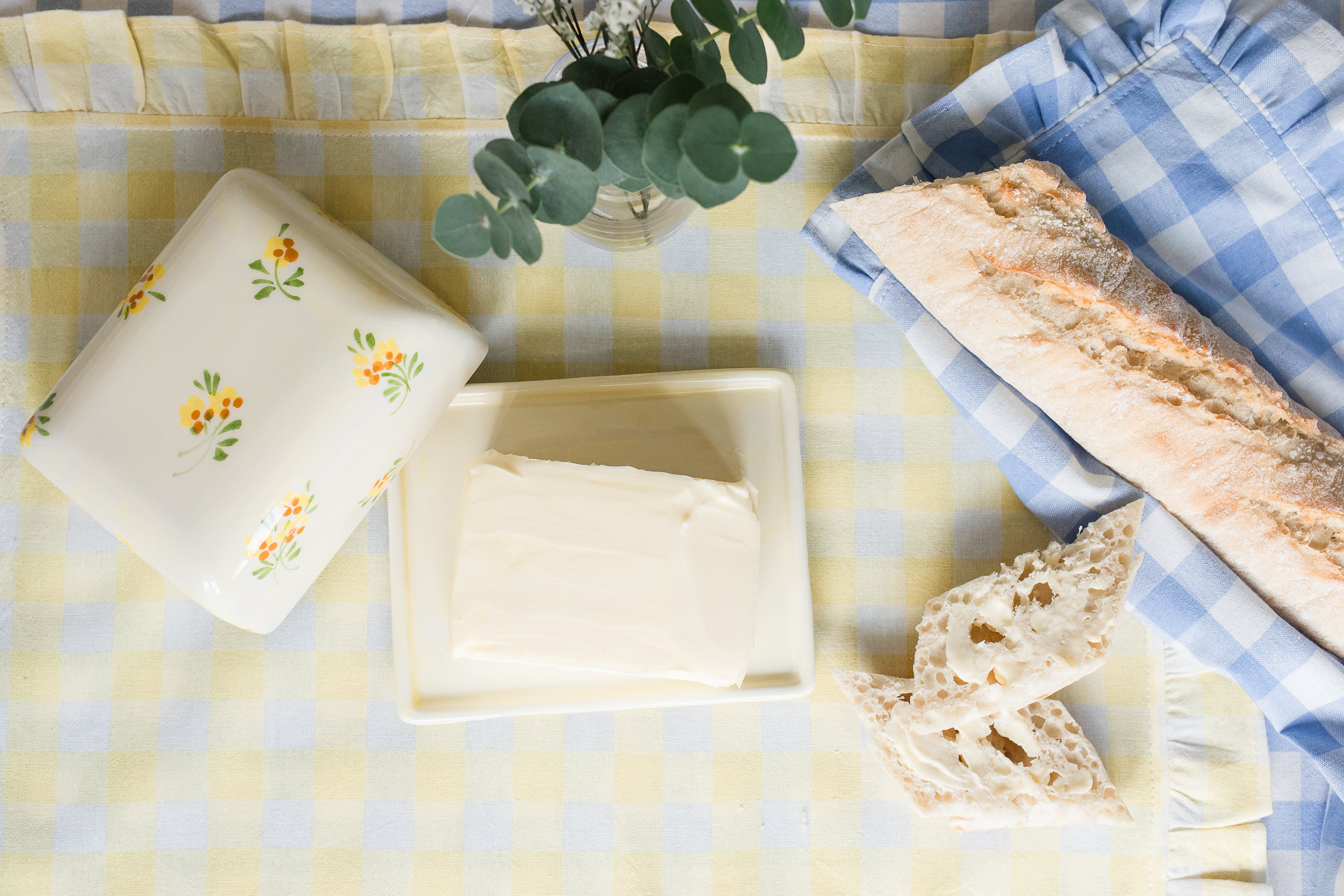 Floral Butter Dish