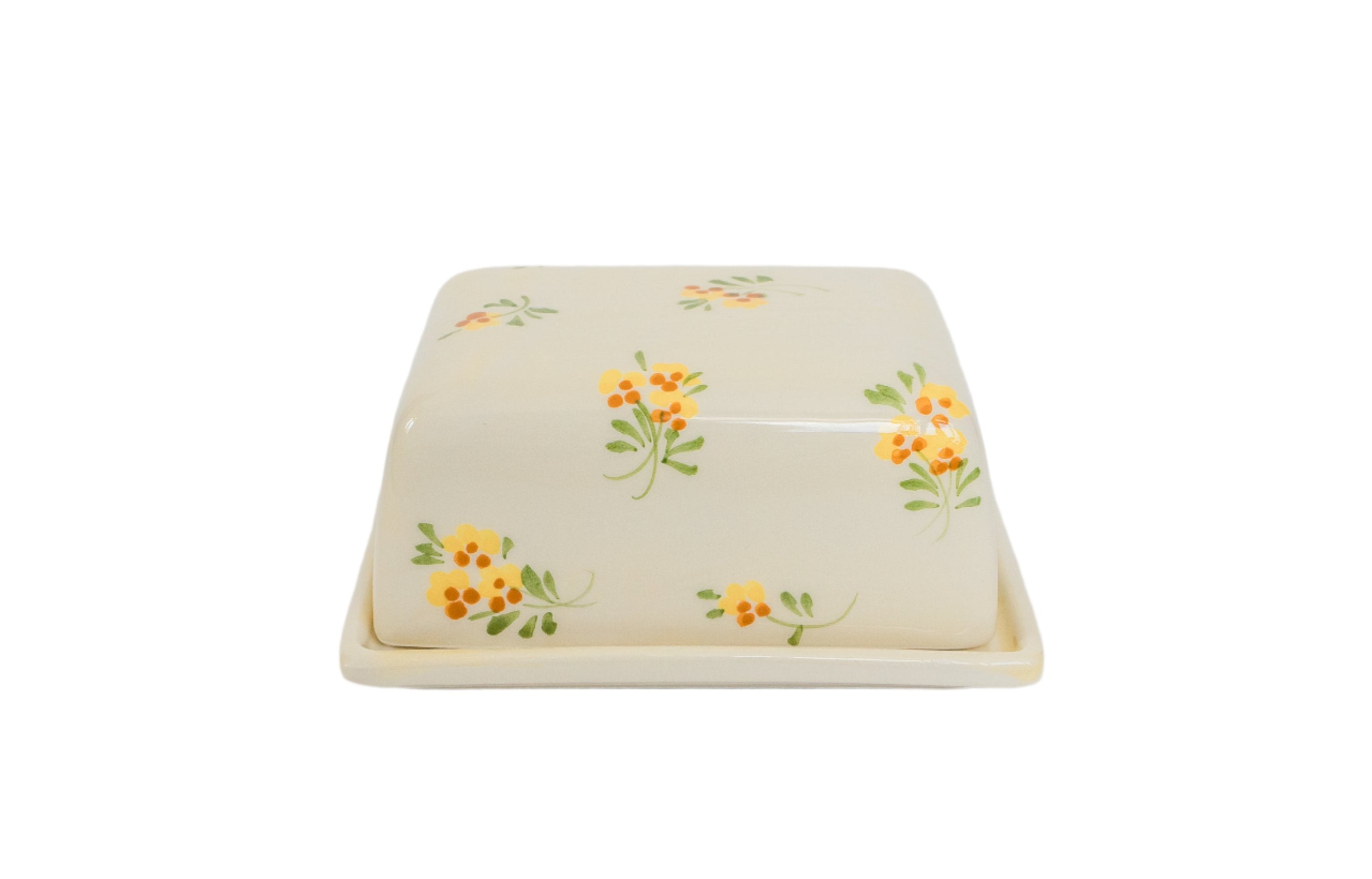 Floral Butter Dish