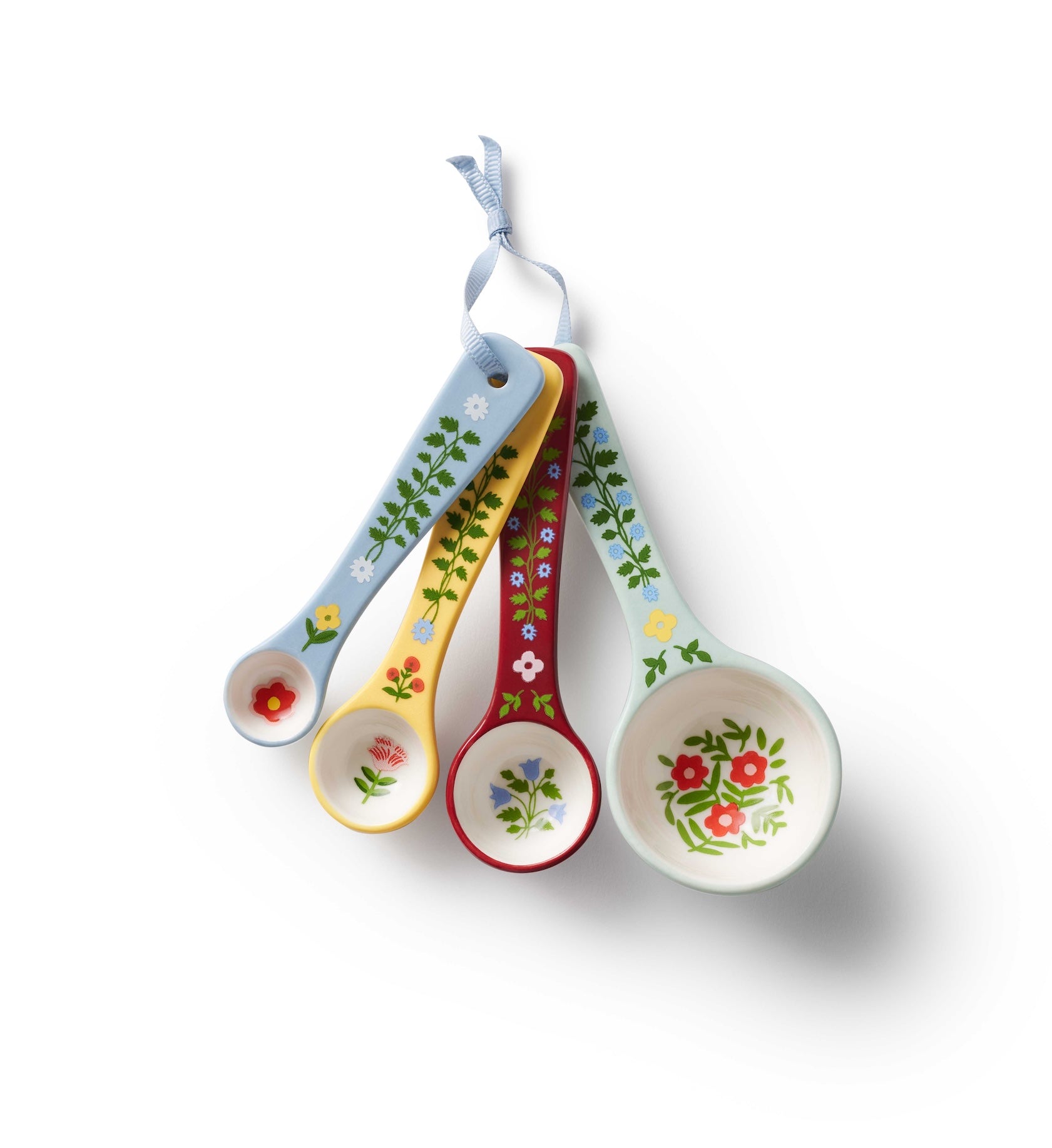 Home Sweet Home Porcelain Measuring Spoons (Set of 4) by Rifle Paper Co.