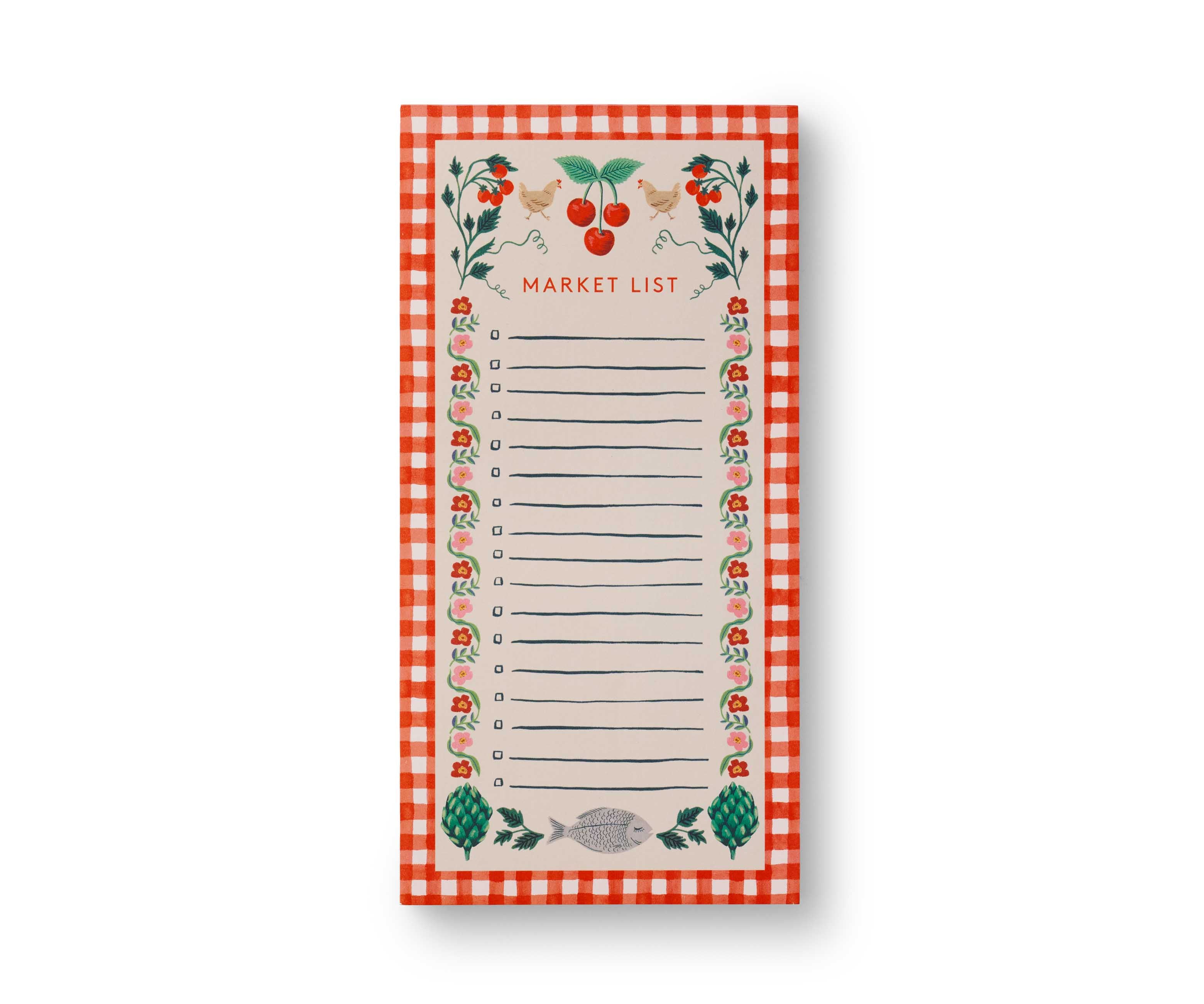 Cherry Farm Market Pad (with magnet) by Rifle Paper Co.