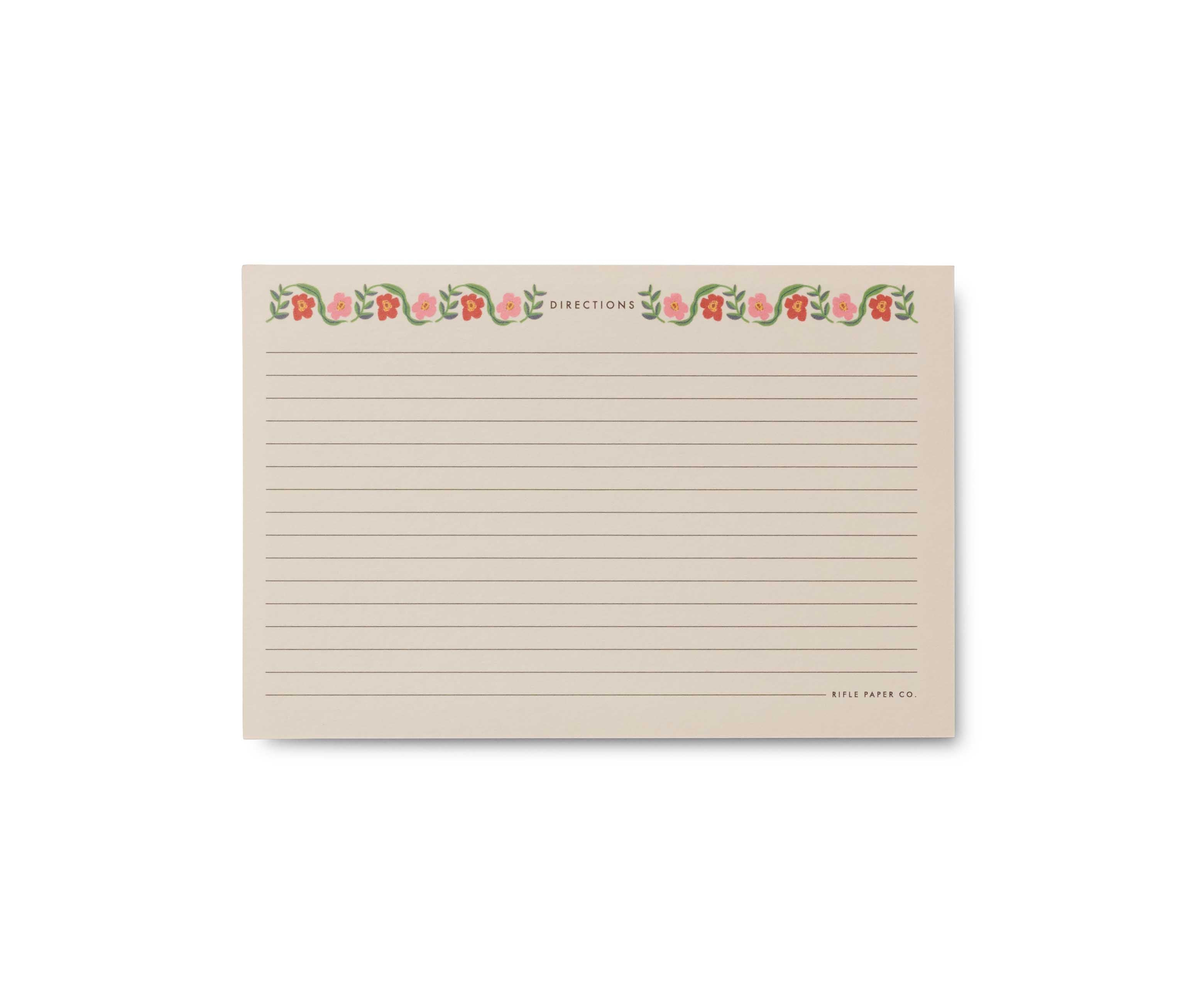 Cherry Farm Recipe Cards (Pack of 12) by Rifle Paper Co.