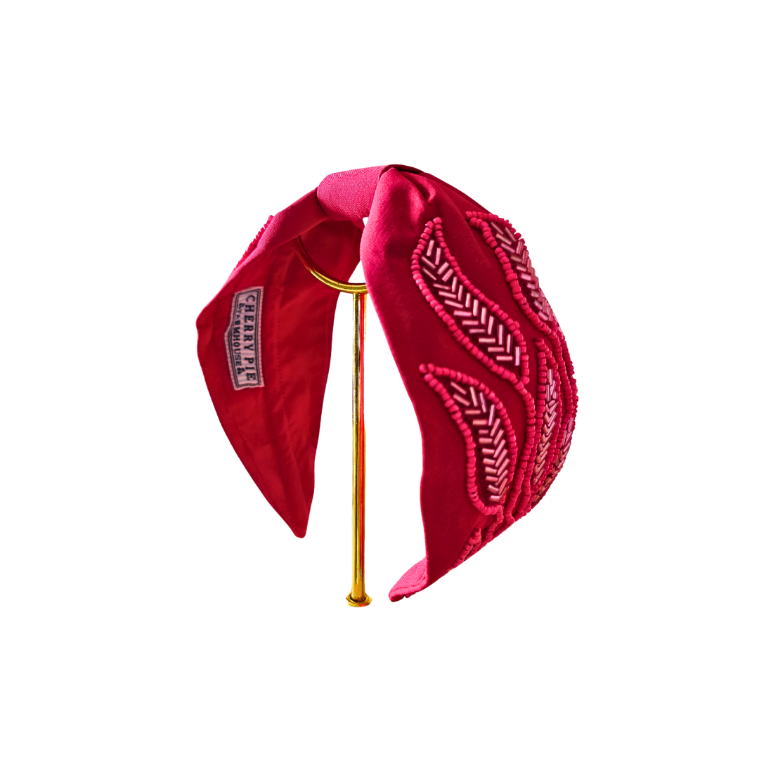 Fuschia Leaf Headband